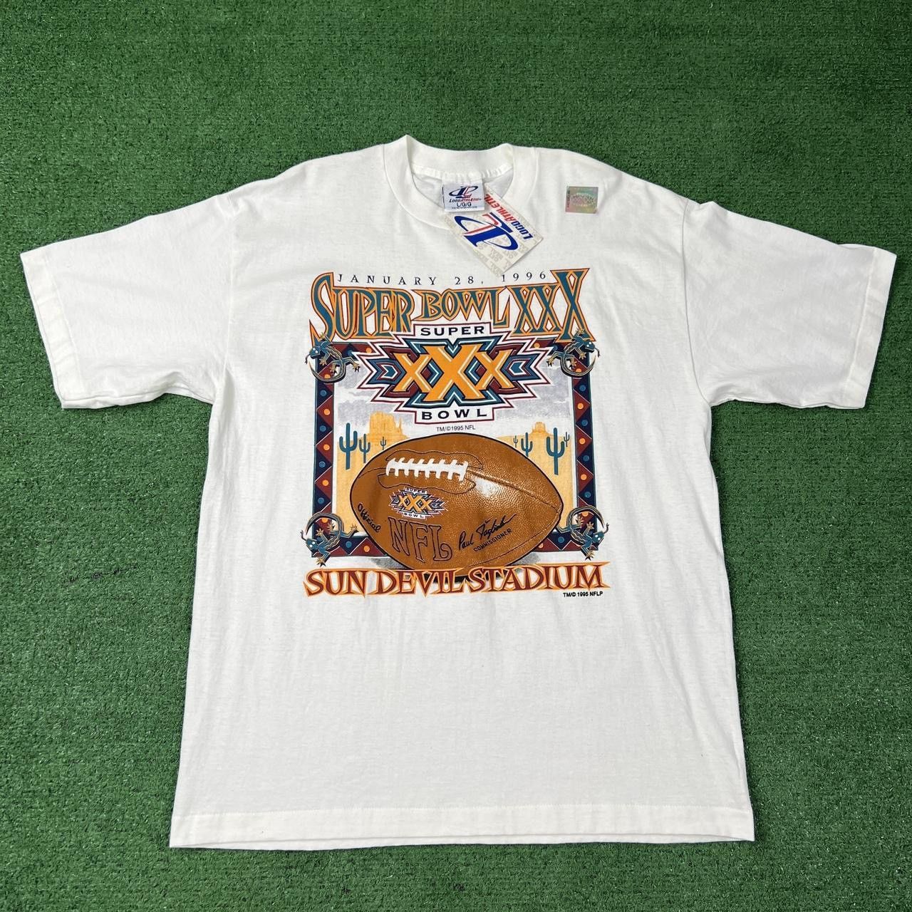 Logo Athletic × Vintage VTG DS 1995 Superbowl XXX T-shirt Cowboys vs. Steelers Size US L / EU 52-54 / 3 - 2 Thumbnail