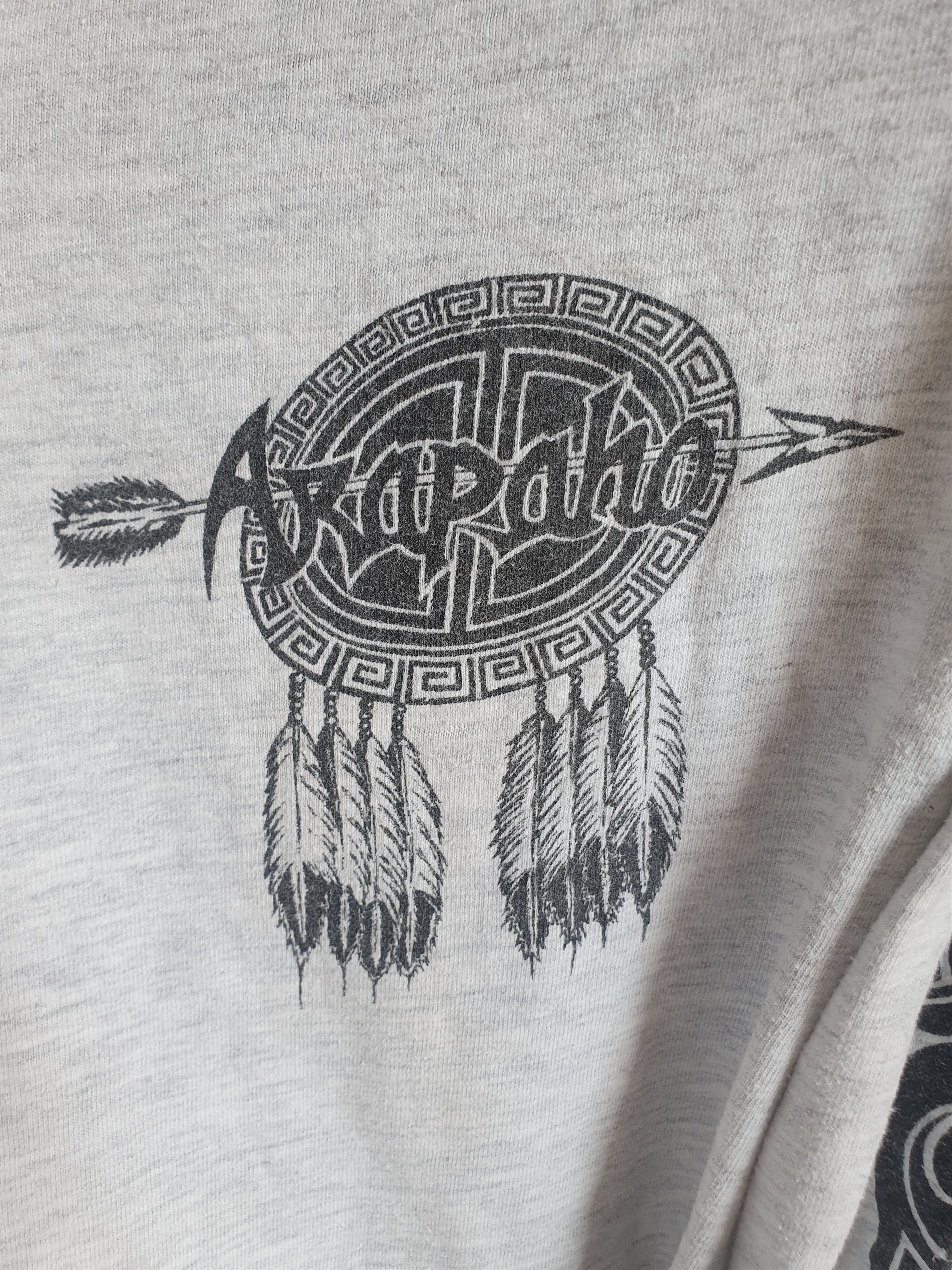 Hanes × Vintage Arapaho Tribe Native American Graphic Vtg T-shirt sz L Size US L / EU 52-54 / 3 - 3 Thumbnail