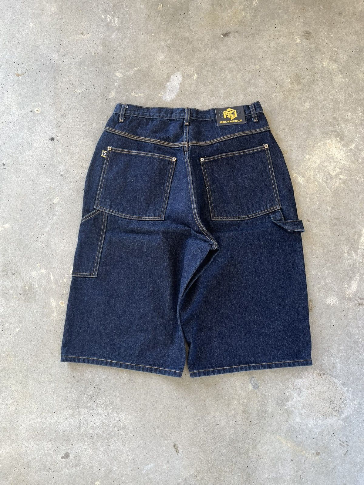 Southpole × Vintage Vintage y2k Southpole Double Knee Baggy Skater Shorts Size US 33 - 2 Thumbnail