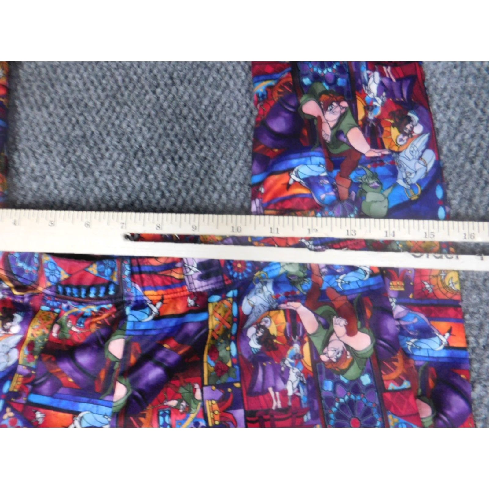 Disney Disney Womens Pajama Pants Small Purple Classic 90s Movies Regular Cotton Rayon Geometric Disney Theme Classic Cami Pajama Pants Womens Girl? Size 28" / US 6 / IT 42 - 2 Thumbnail
