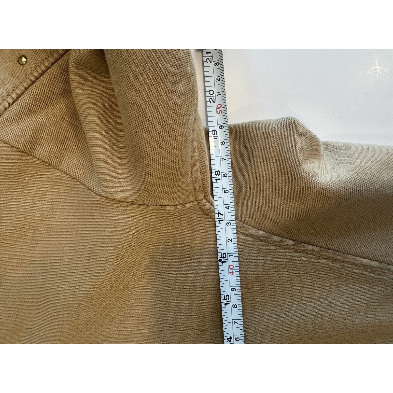 Scotch & Soda Scotch & Soda Hoodie Womens Small Tan Studded Pullover Size S / US 4 / IT 40 - 8 Thumbnail