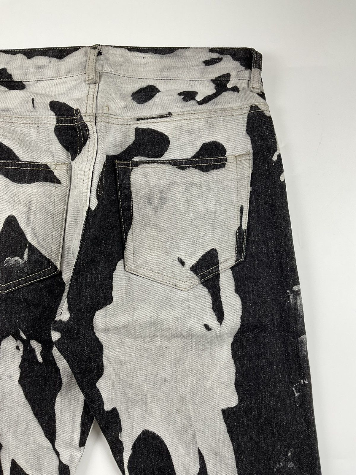 Rick Owens Rick Owens Detroit Cut Bleach Vomit Denim Size US 30 / EU 46 - 7 Thumbnail
