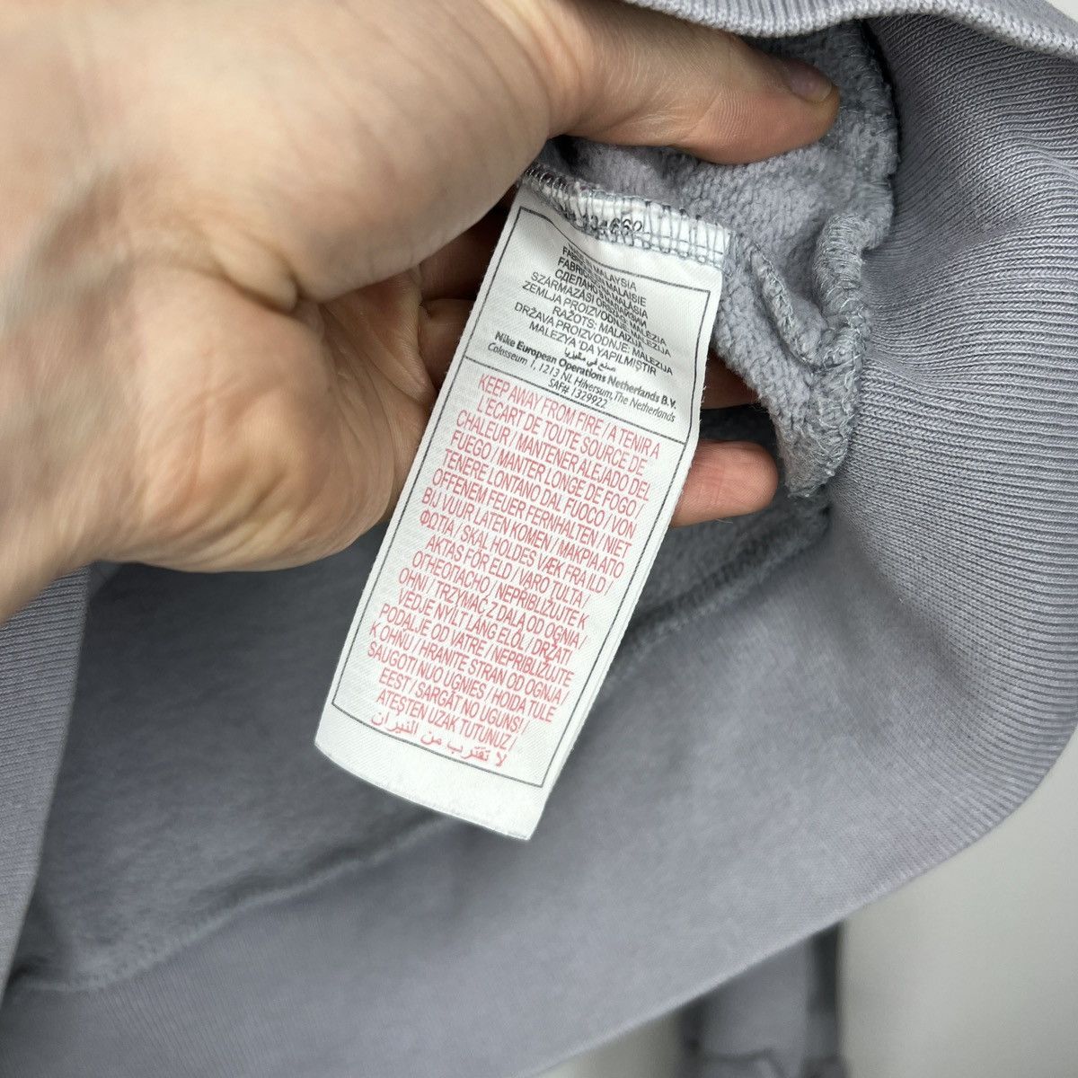 Nike × Vintage Vintage Nike Hoodie Grey Air Logo Swoosh Boxy 90s Y2K RARE Size US M / EU 48-50 / 2 - 7 Thumbnail