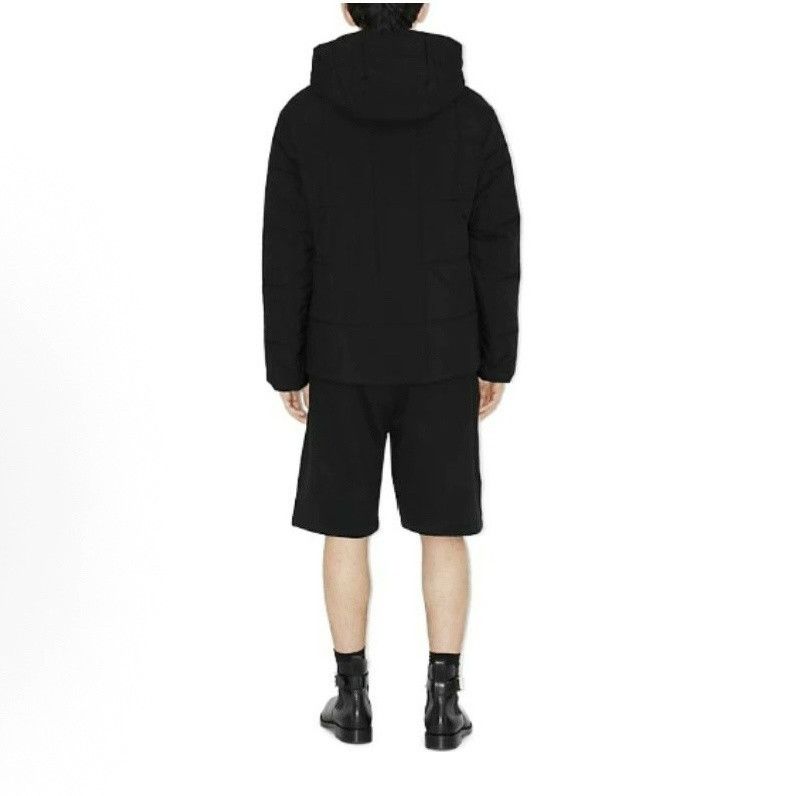 Burberry Burberry Black Embossed Half-Zip Hooded Jacket Size US M / EU 48-50 / 2 - 5 Thumbnail