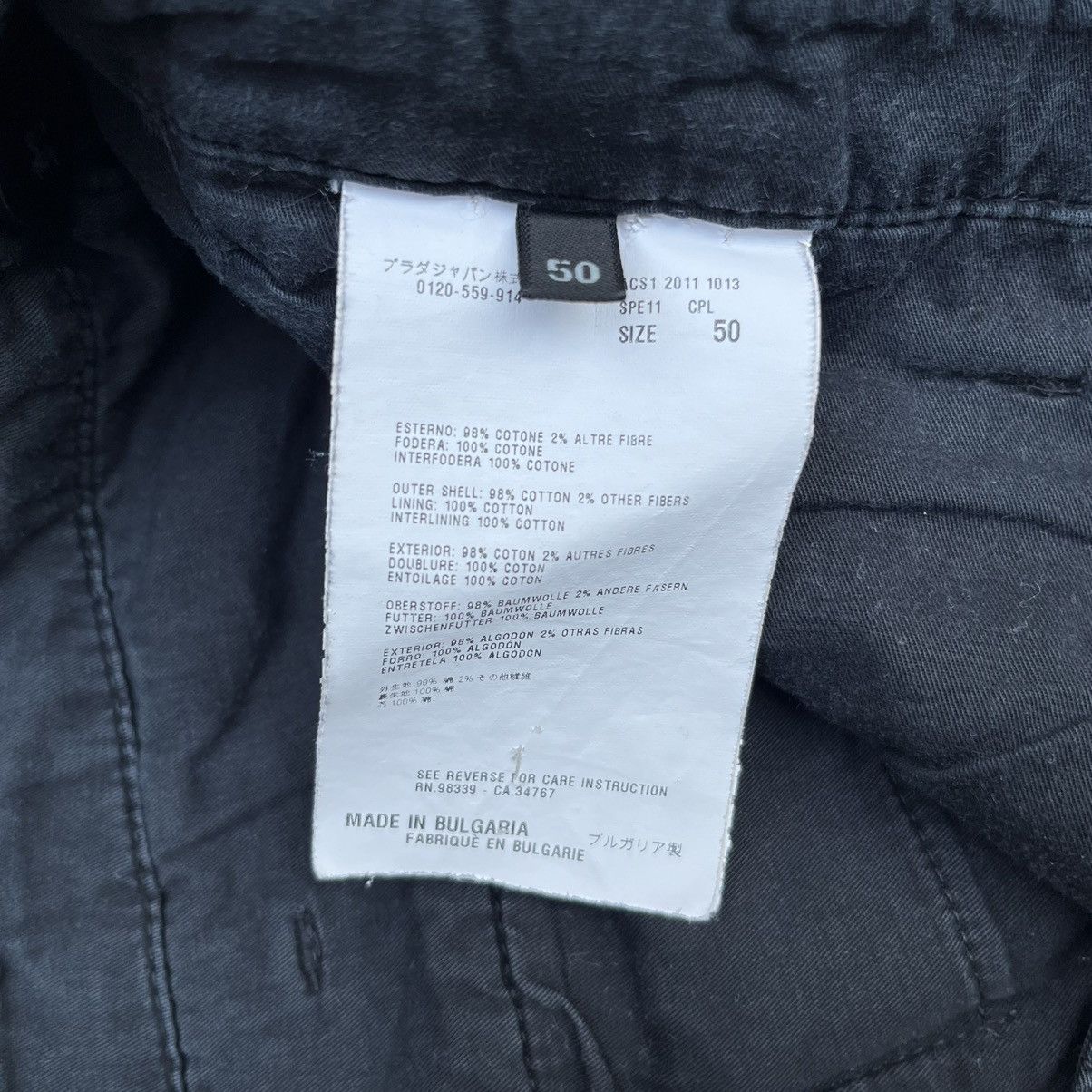 Miu Miu × Prada Prada SS11 Black Jeans Tapered Fit Indiesleaze 2010s Y2K Size US 33 - 12 Thumbnail