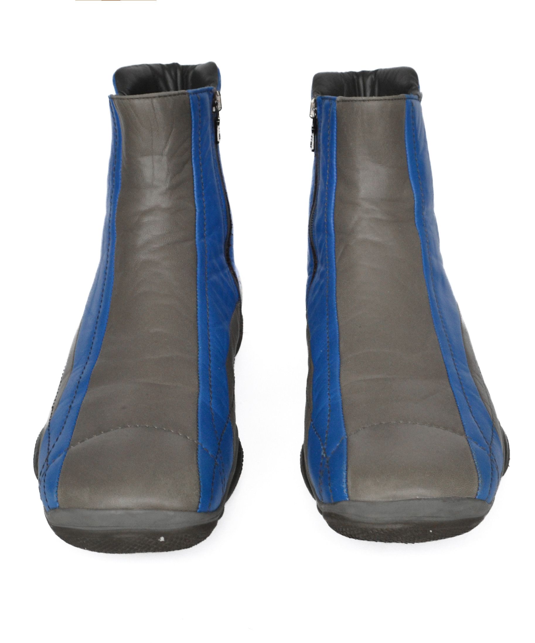 Prada PRADA Boots Vintage Leather Astro Blue Grey 1999 Shoes Size US 8 / EU 41 - 6 Thumbnail