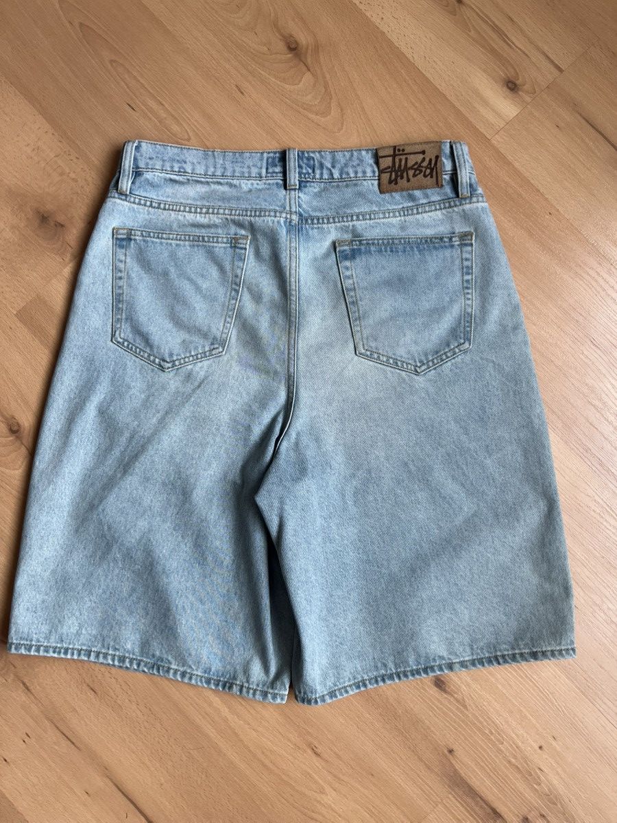 Stussy Stüssy denim shorts – small logo on front pocket, light wash Size US 32 / EU 48 - 6 Thumbnail