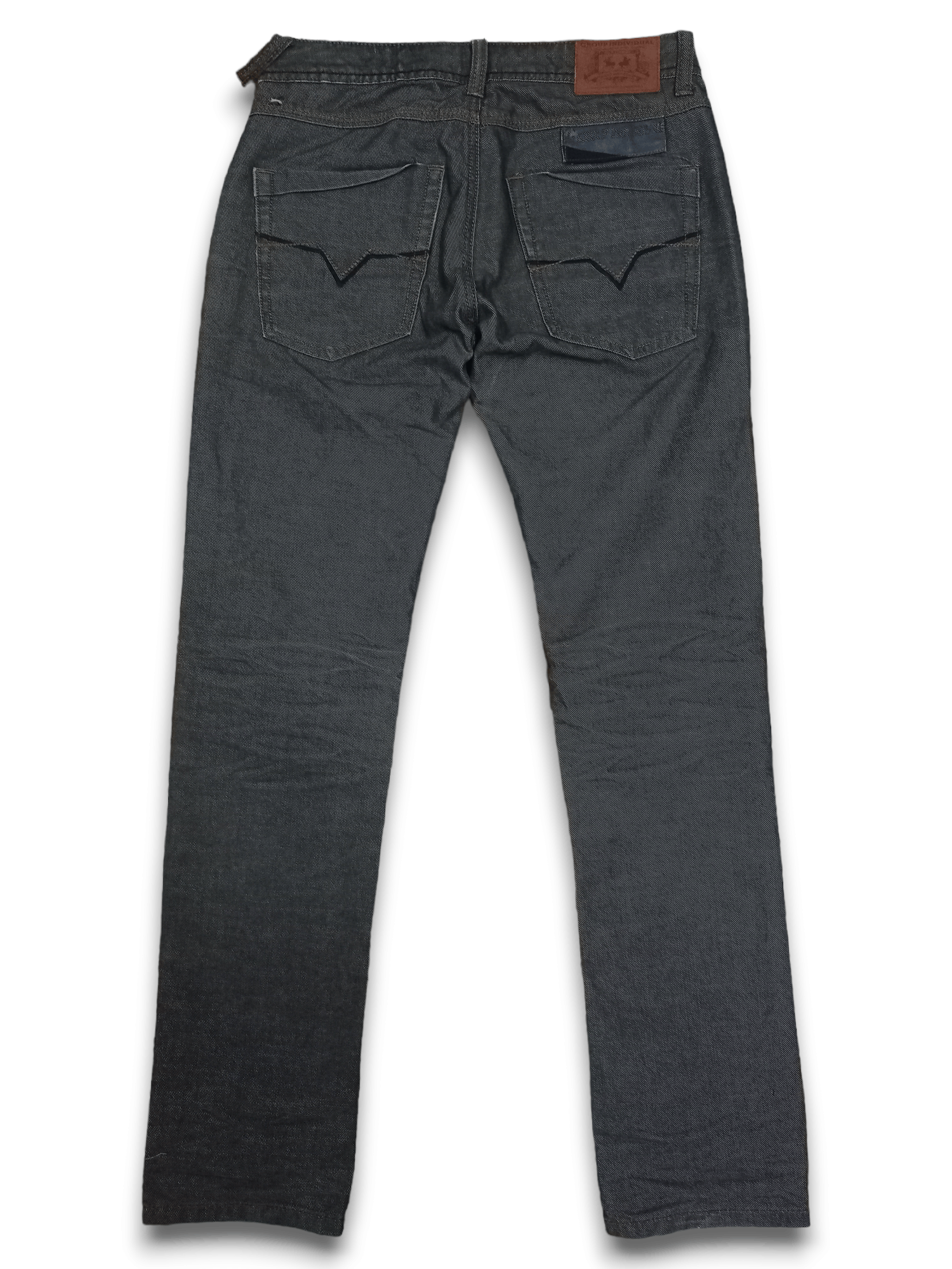 Japanese Brand Vintage Japanese Brand Reflected Grey Ripped Jeans 30x33 Size US 30 / EU 46 - 2 Thumbnail