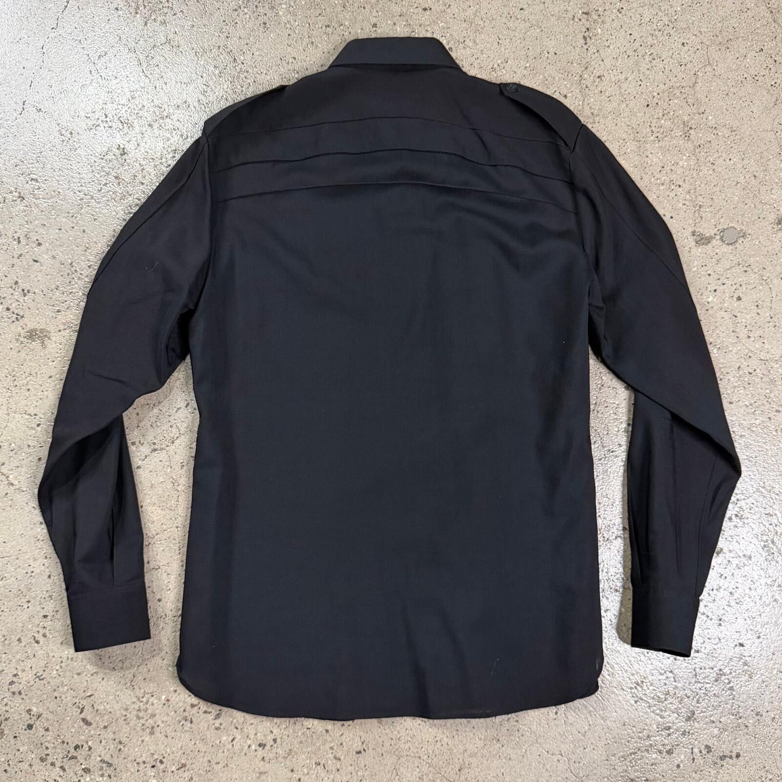 Saint Laurent Paris Saint Laurent Pleated Shirt Size US M / EU 48-50 / 2 - 3 Thumbnail
