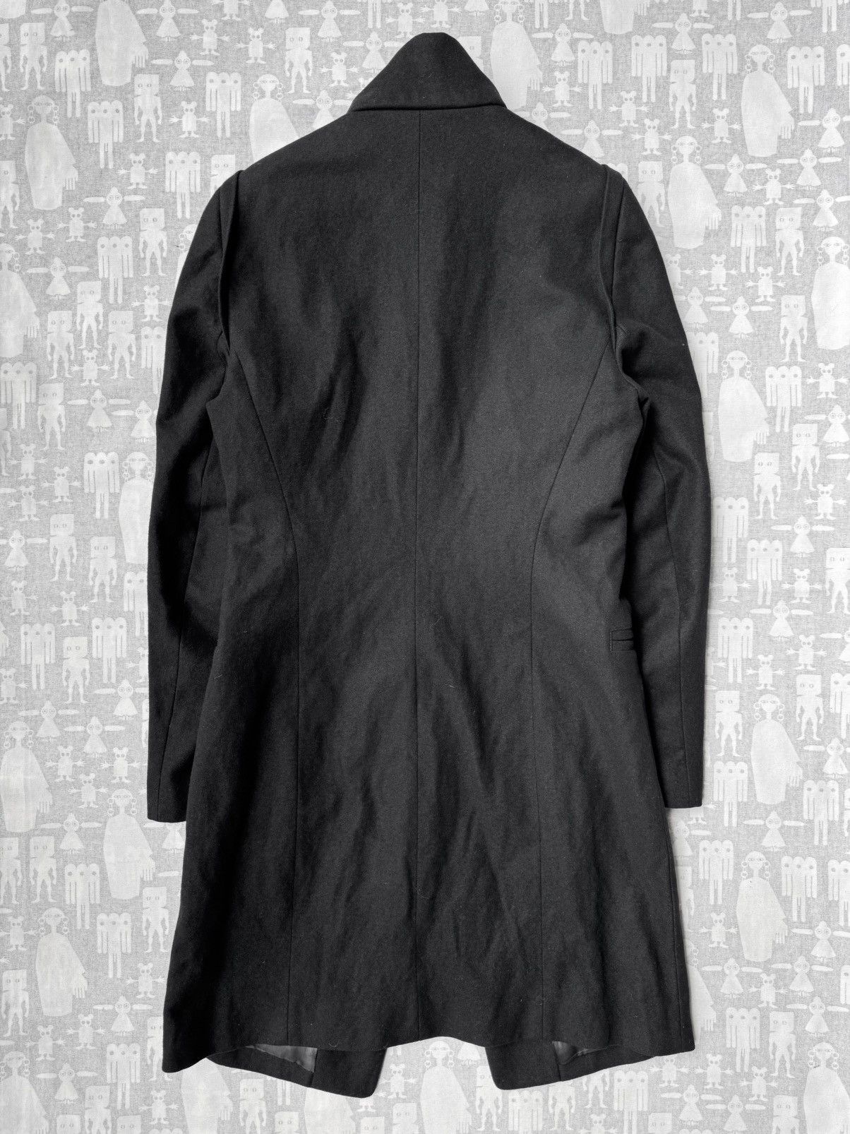 Ann Demeulemeester Ann Demeulemeester AW03 Double Breasted Wool Frock Coat Size S / US 4 / IT 40 - 6 Thumbnail