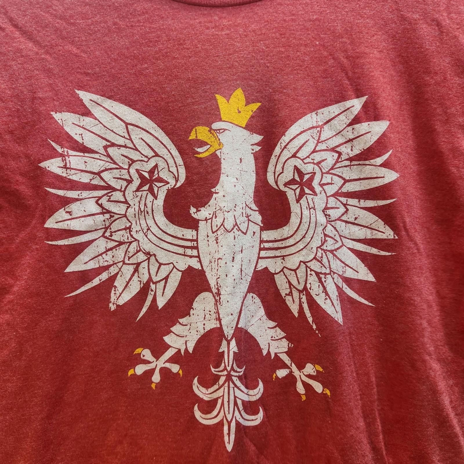Designer Polish Polska Graphic Tshirt Red Size Small AnnArbor Brand Size US S / EU 44-46 / 1 - 2 Thumbnail