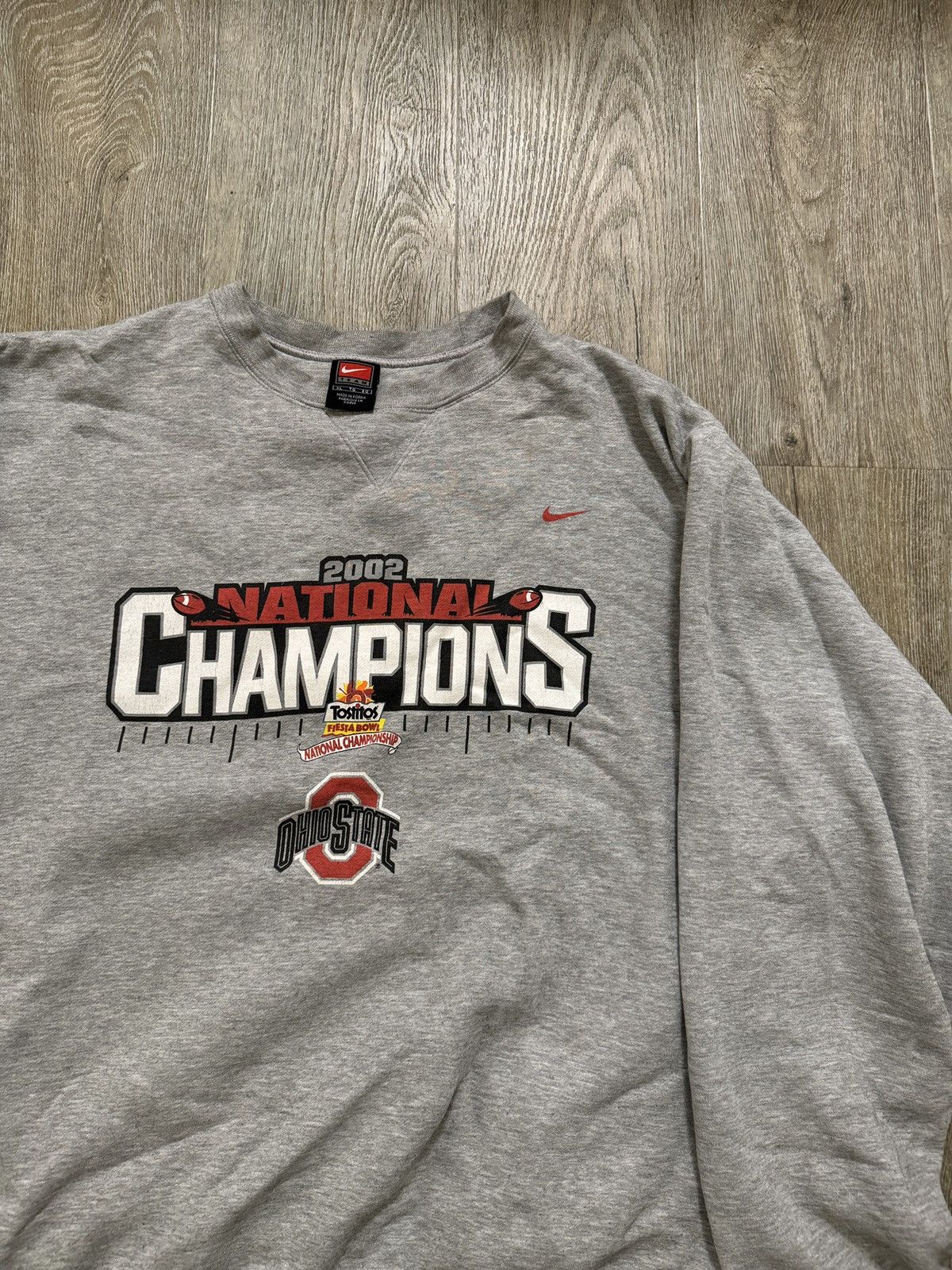 Nike × Vintage Grey Nike Pullover Size US XL / EU 56 / 4 - 2 Thumbnail