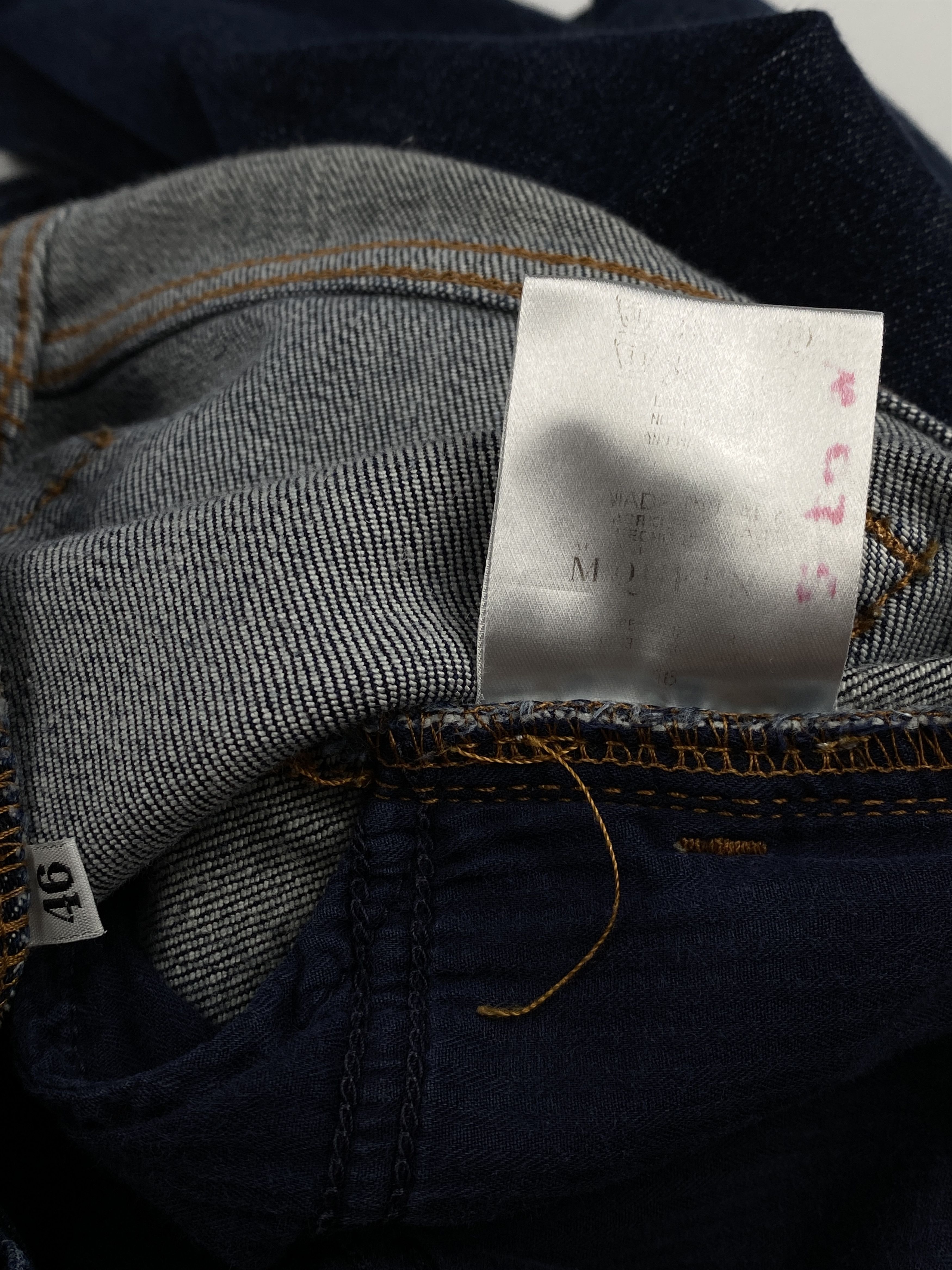 Alexander McQueen "Joyce" Embroidered Logo Denim Jeans Size US 30 / EU 46 - 14 Thumbnail