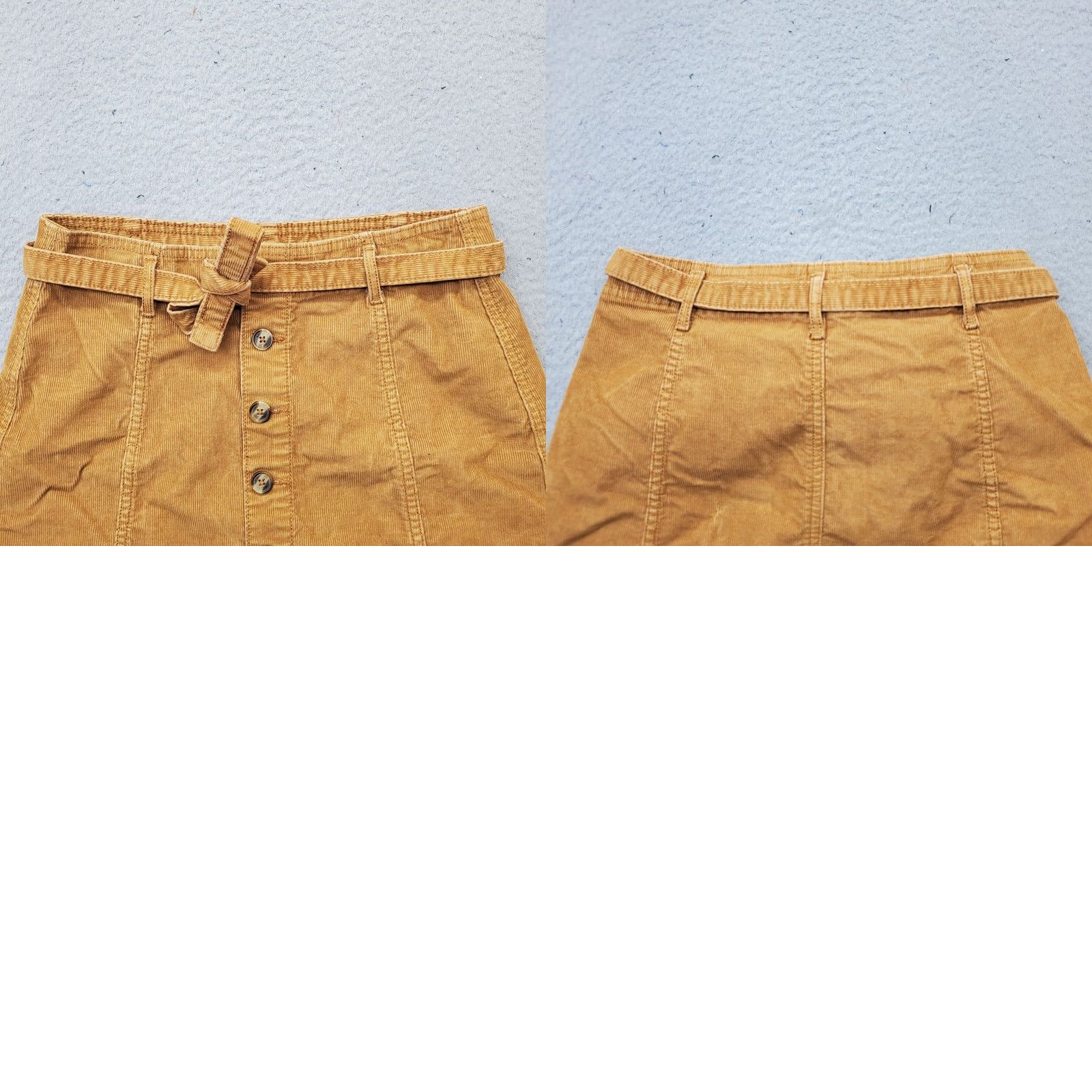 American Eagle Outfitters American Eagle Outfitters A-Line Skirt Womens 4 Brown Corduroy Stretch High Rise Size 27" / US 4 / IT 40 - 8 Thumbnail
