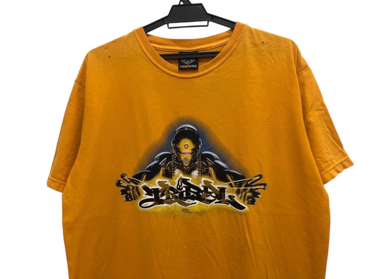 Tribal Streetwear × Vintage Y2K 🔥 TRIBAL USA ABEL CYBERPUNK MECHA ROBOT ART TEE RARE Size US L / EU 52-54 / 3 - 3 Thumbnail