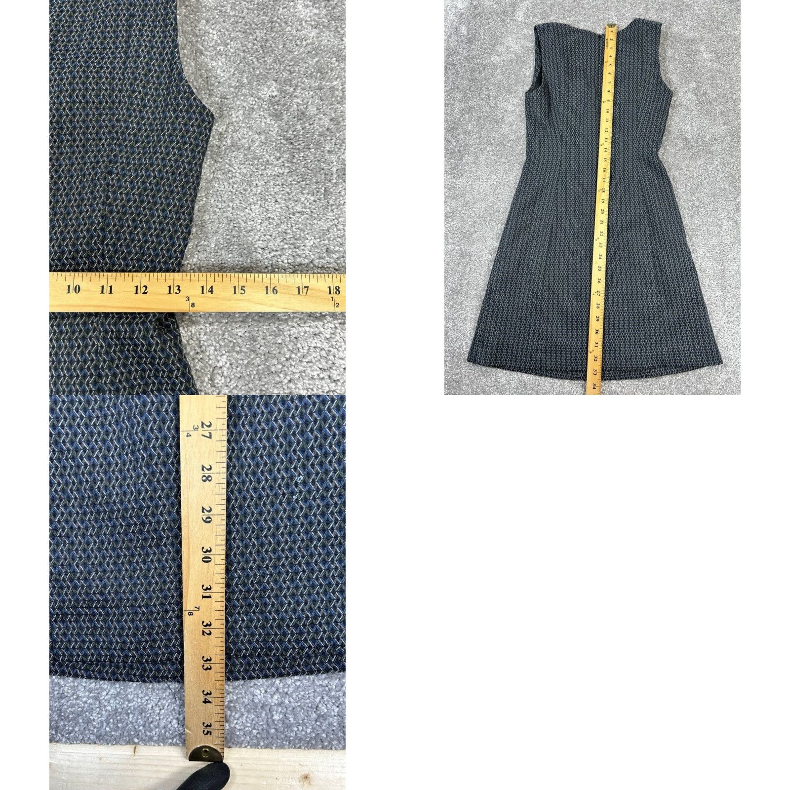 Theory Theory Dress Womens 2 Gray Blue Bodycon Size XS / US 0-2 / IT 36-38 - 8 Thumbnail