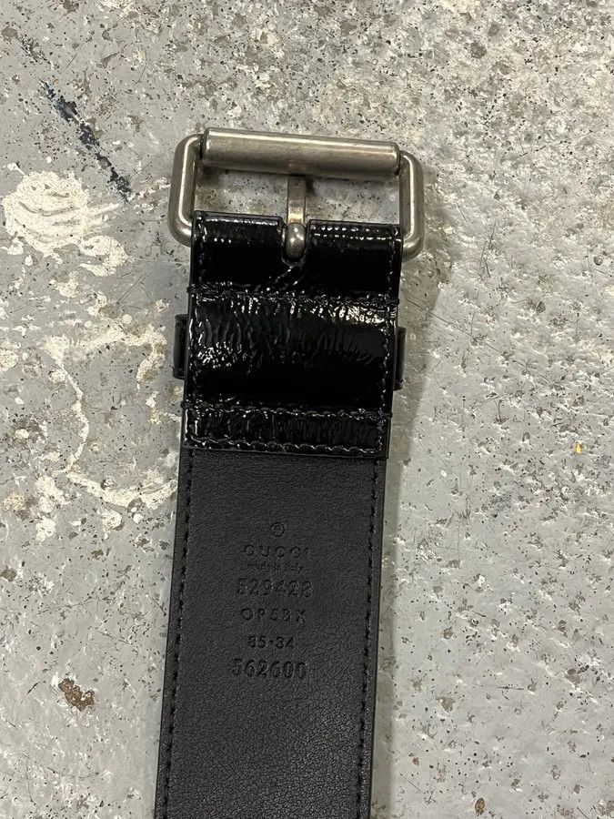 Gucci Gucci Black Minimalist Leather Belt Size ONE SIZE - 4 Thumbnail