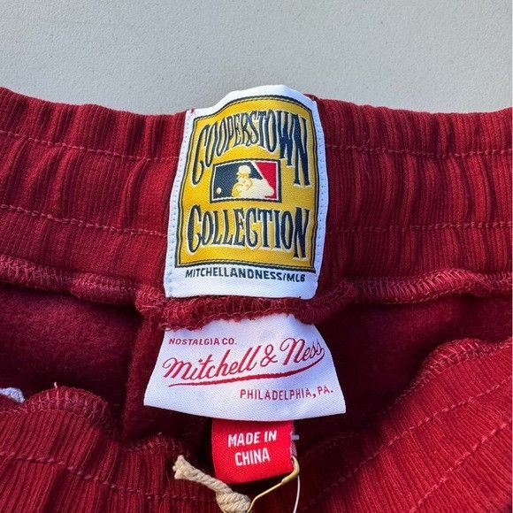 Designer × Mitchell & Ness NWT Mitchell & Ness MLB Philadelphia Phillies Sweatpants Size US 30 / EU 46 - 4 Thumbnail