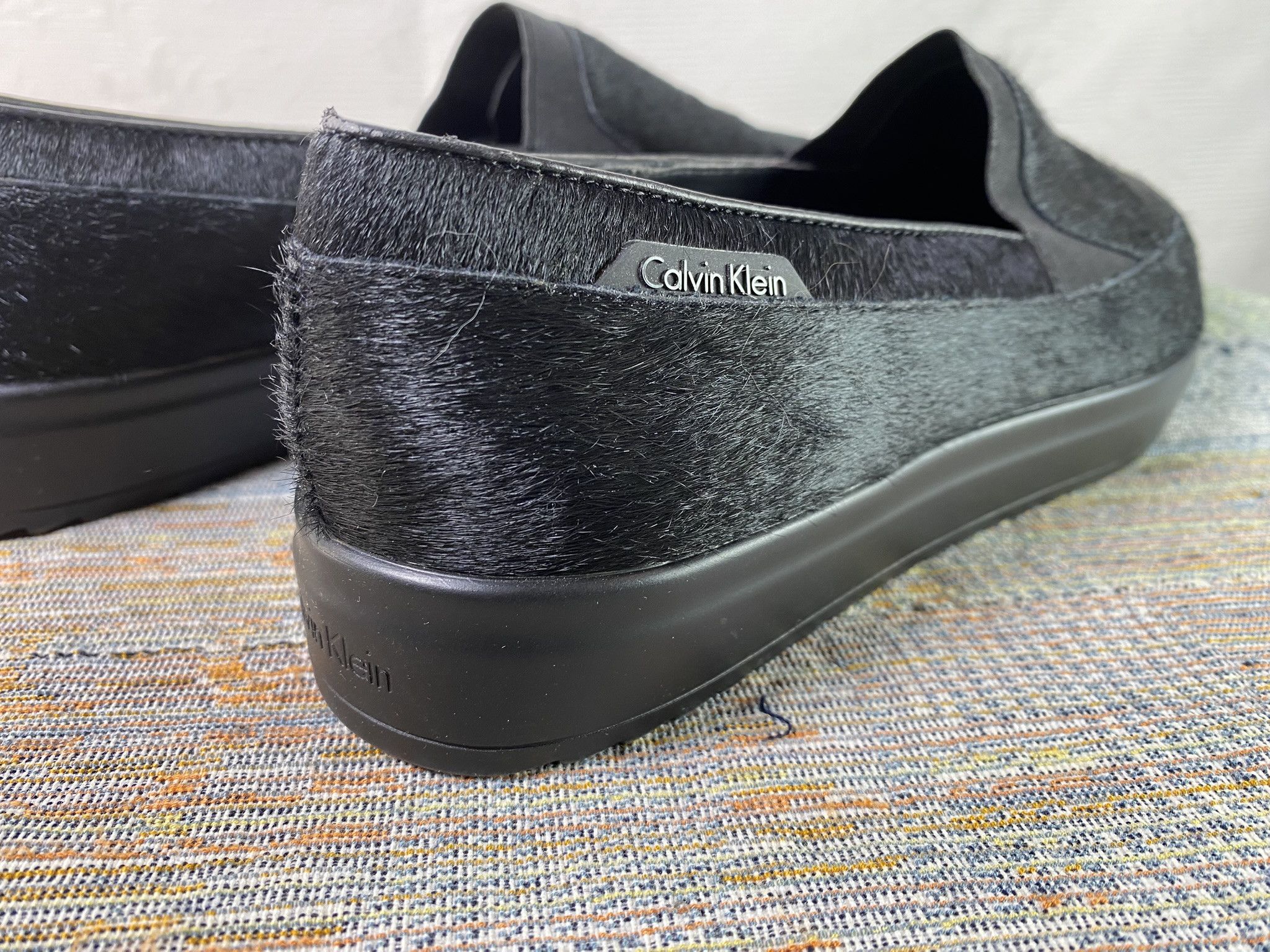 Calvin Klein Calvin Klein Loafers Black Slip-on Shoes EU 38 US 7.5 Luxury Size US 7.5 / IT 37.5 - 4 Thumbnail