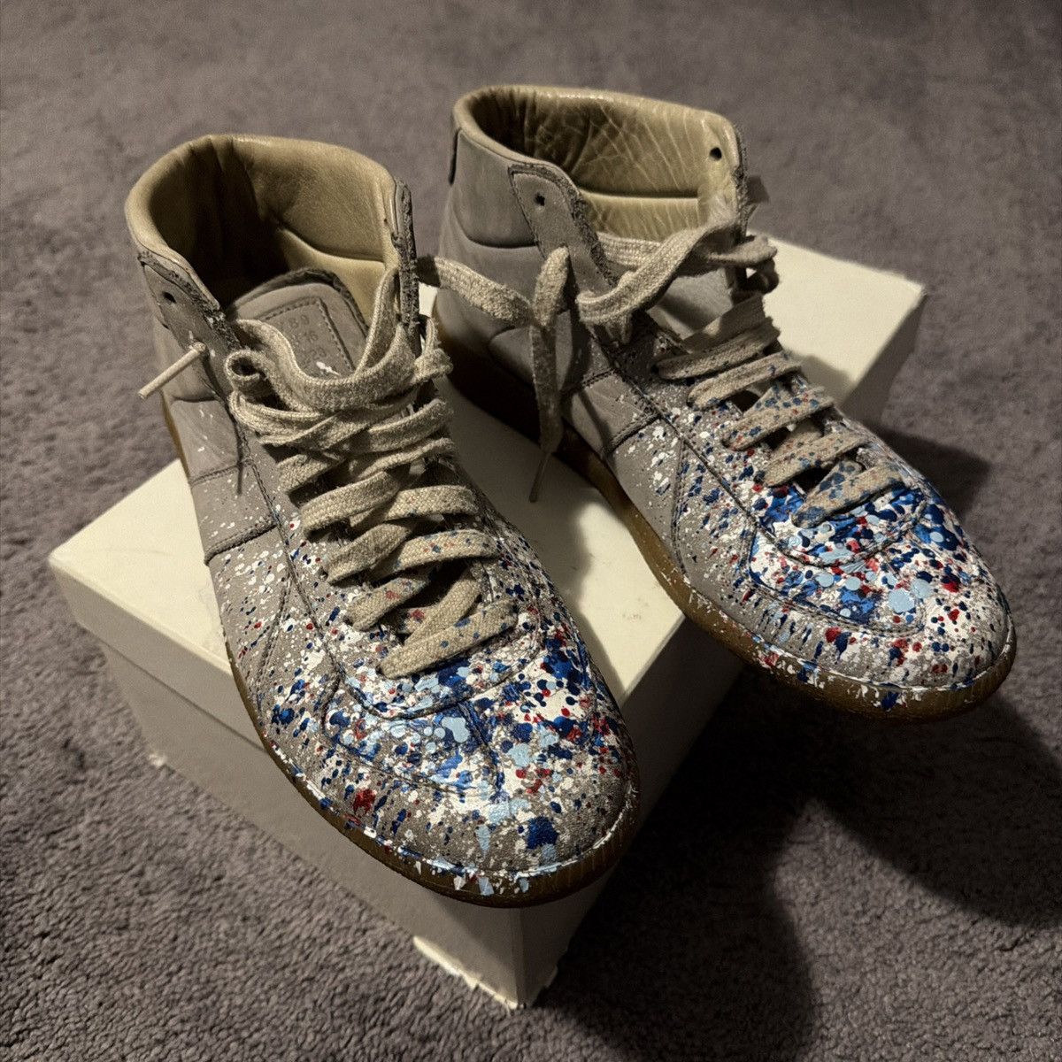 Maison Margiela Maison margiela paint splatter gats size 40 Size US 7 / EU 40 - 1 Thumbnail
