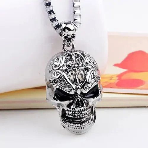 High Sport × Jewelry Retro Hip-hop Evil Skull Necklace Size ONE SIZE - 4 Thumbnail