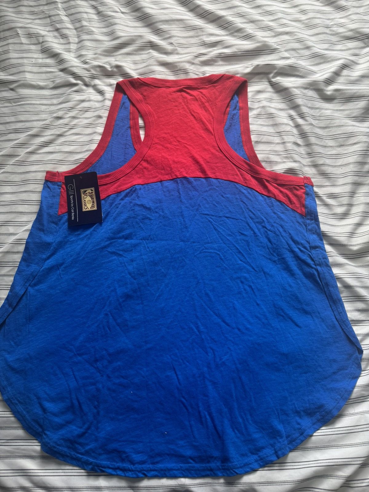 NBA G-III 4her Brooklyn Nets Tank Top XL Red Blue Retro Logo NBA Size XL / US 12-14 / IT 48-50 - 5 Thumbnail