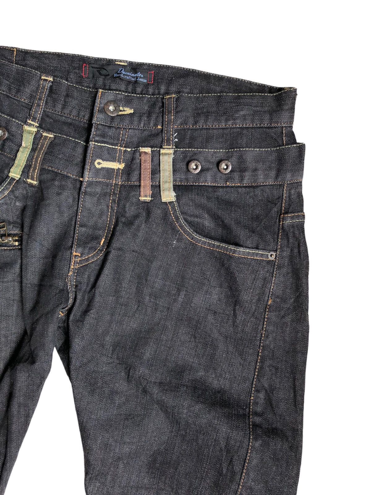 If Six Was Nine Japanese Brand Dominate Double Waist Jeans Size US 32 / EU 48 - 4 Thumbnail