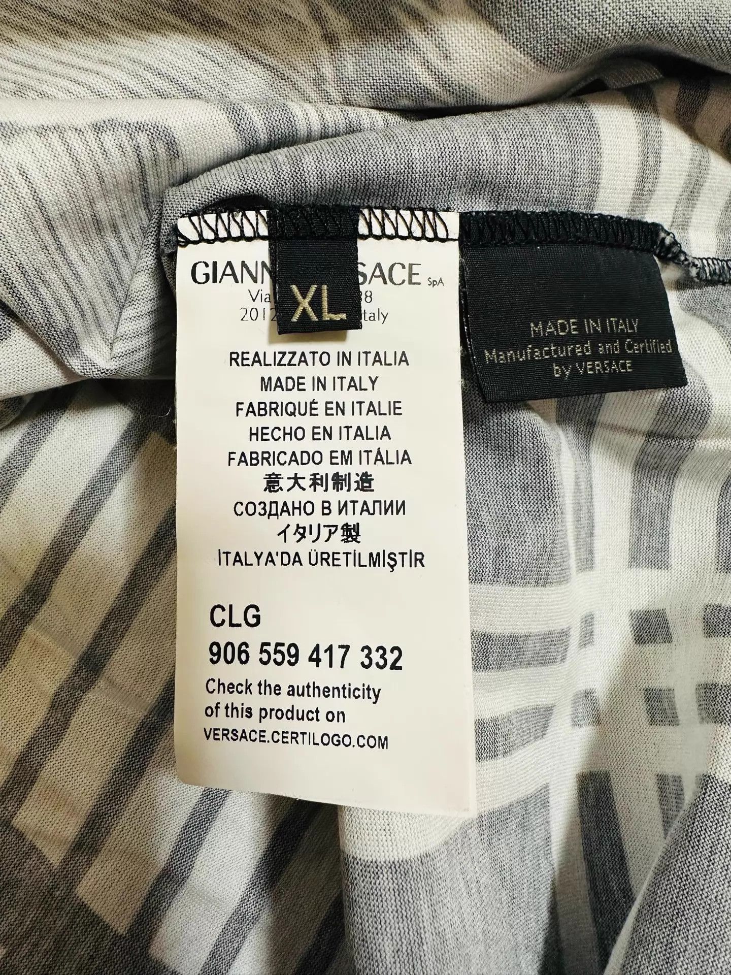 Versace Versace Main Line Medusa Print Black Short Sleeve T-Shirt XL Size US XL / EU 56 / 4 - 7 Thumbnail