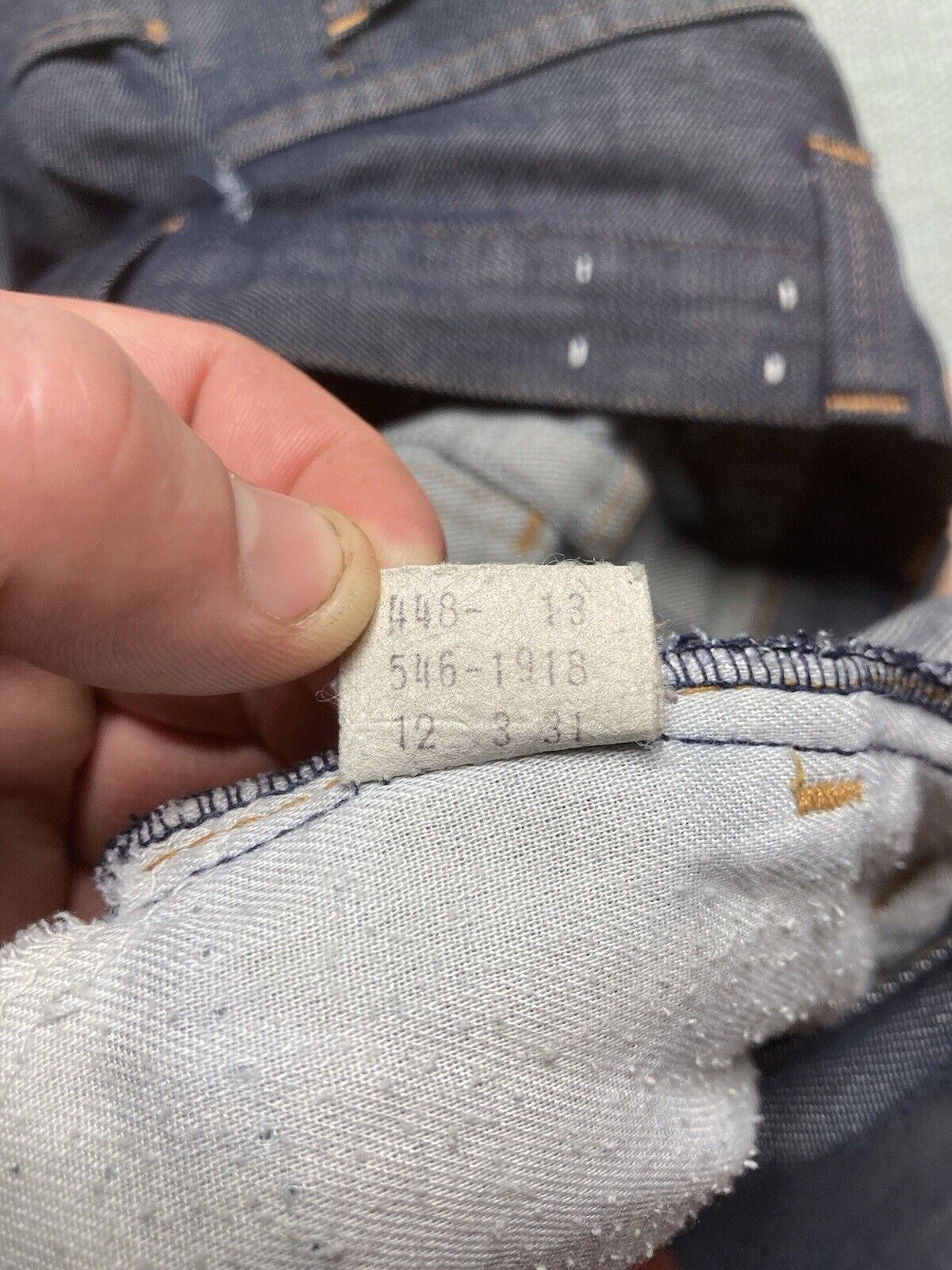 Levi's × Vintage 1970s Levi’s big E jeans 546 orange tab bootcut dark 38x29 Size US 38 / EU 54 - 10 Thumbnail