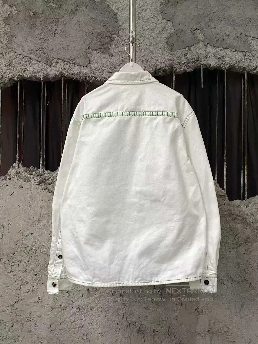 Bottega Veneta Bottega Veneta Green Denim Shirt. Size US L / EU 52-54 / 3 - 2 Thumbnail