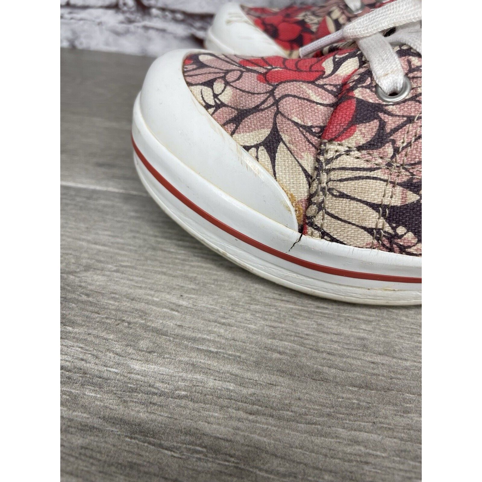 Other Dansko Veda Vegan Red Floral Lace Up Sneaker Clogs Shoes Wom Size US 6.5 / IT 36.5 - 18 Thumbnail
