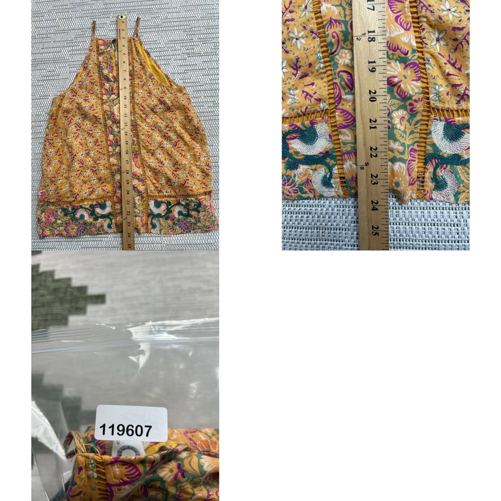 Anthropologie Anthropologie Akemi Kin Blouse Top Womens 0 Multi Floral Embroidered Halter Neck Size XS / US 0-2 / IT 36-38 - 8 Thumbnail