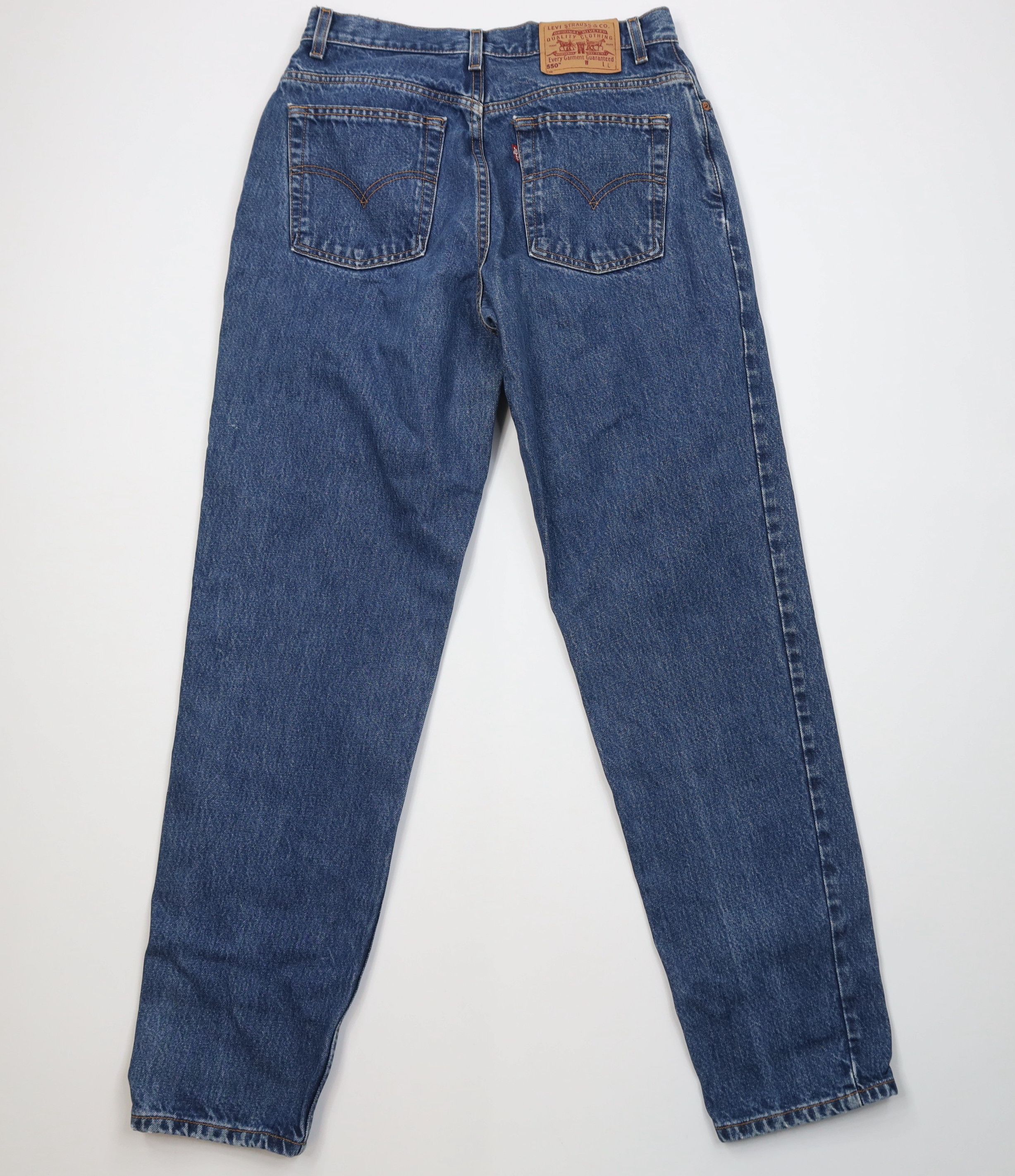 Levi's Vintage Y2K 2000 Levis 550 Fit Tapered Leg Denim Jeans Size 34" / US 12 / IT 48 - 9 Thumbnail