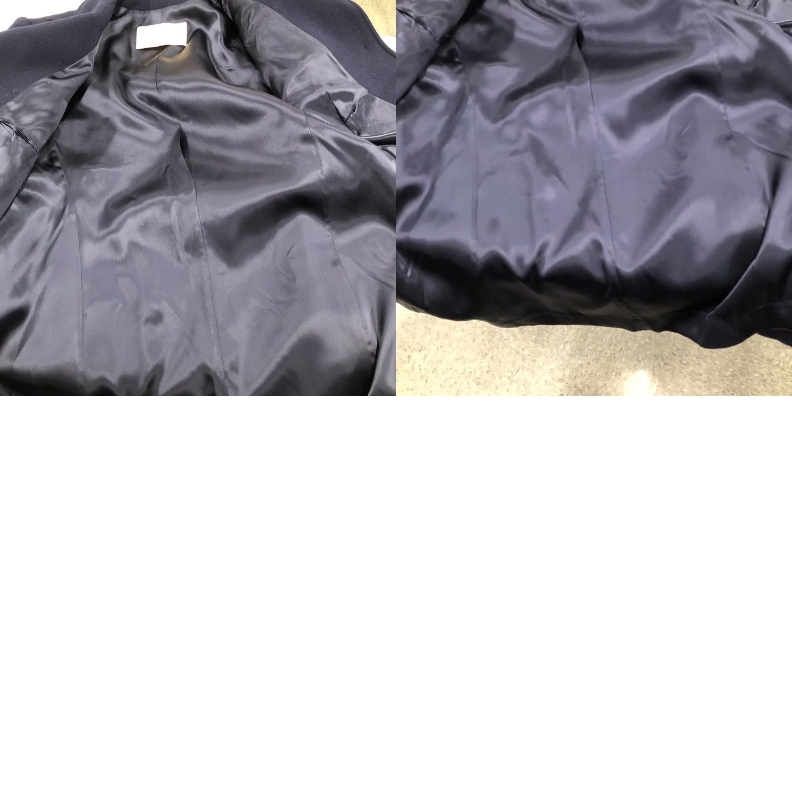 Pendleton VINTAGE Pendleton Coat Wool Navy Blue 100% Virgin Wool Pea Coat Womens 46 in Long Sleeve Button S Size L / US 10 / IT 46 - 9 Thumbnail