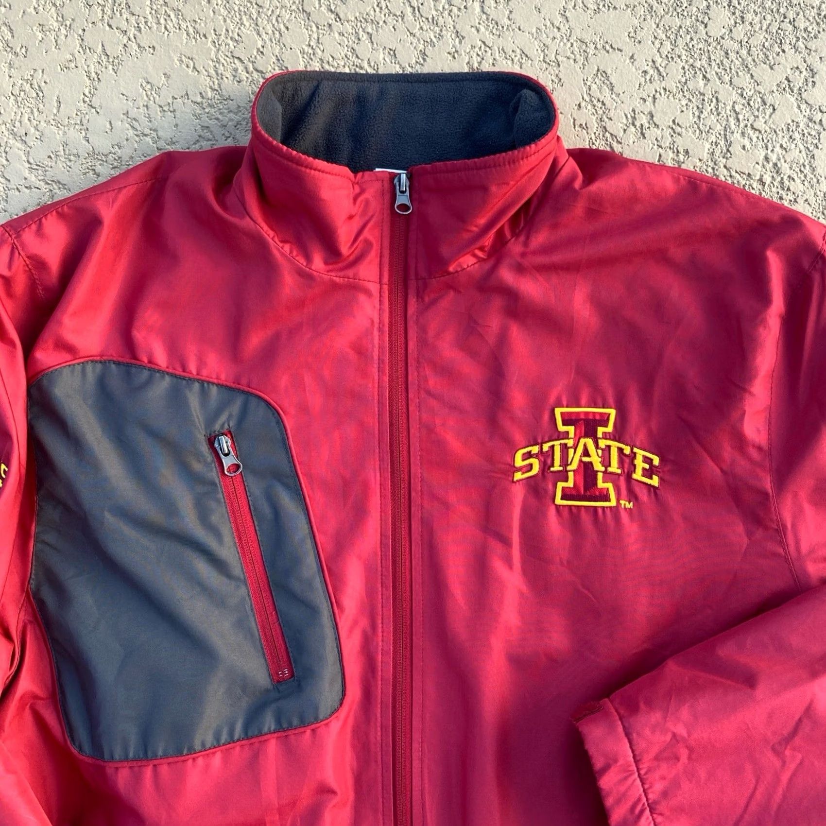 Vintage Iowa State Cyclones Rain Jacket Full Zip Men's Medium Size US M / EU 48-50 / 2 - 2 Thumbnail