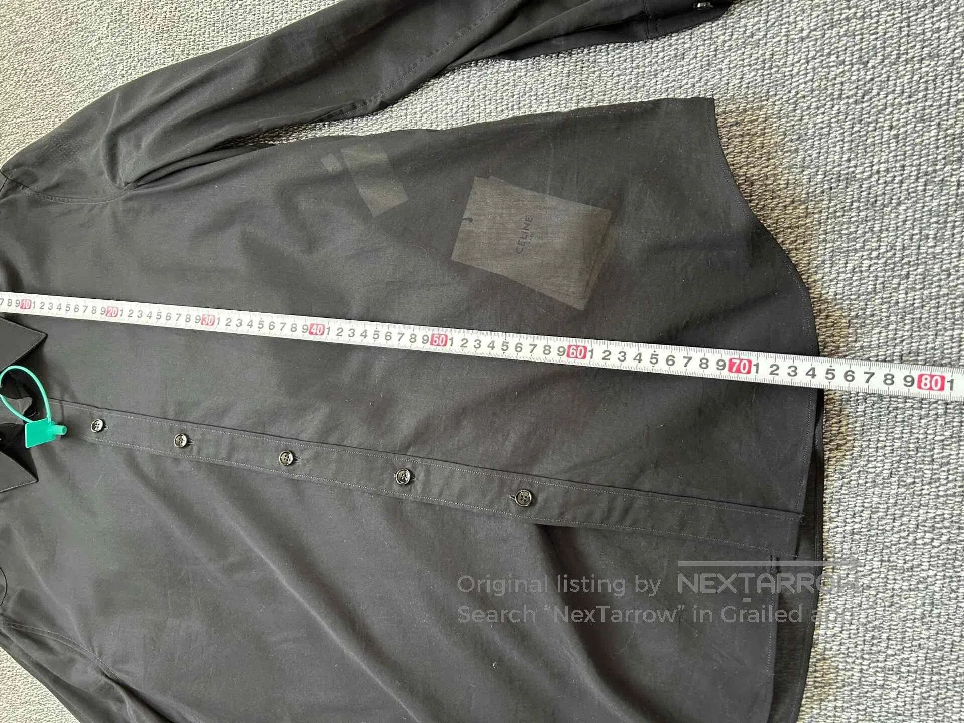 Hedi Slimane Celine by Hedi Slimane Black Shirt. Size US XXS / EU 40 - 4 Thumbnail