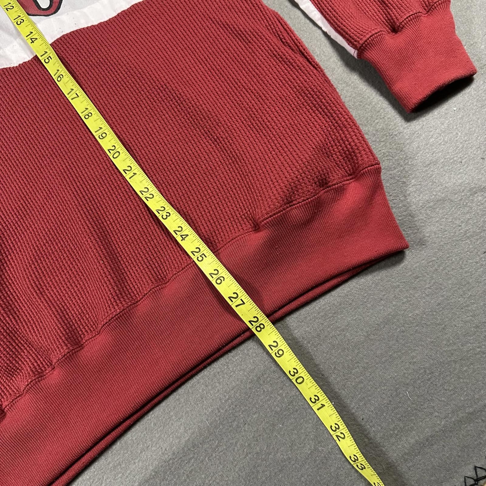 Starter Starter Men Long Sleeve Polo Shirt Waffle knit USC L red Size US L / EU 52-54 / 3 - 6 Thumbnail