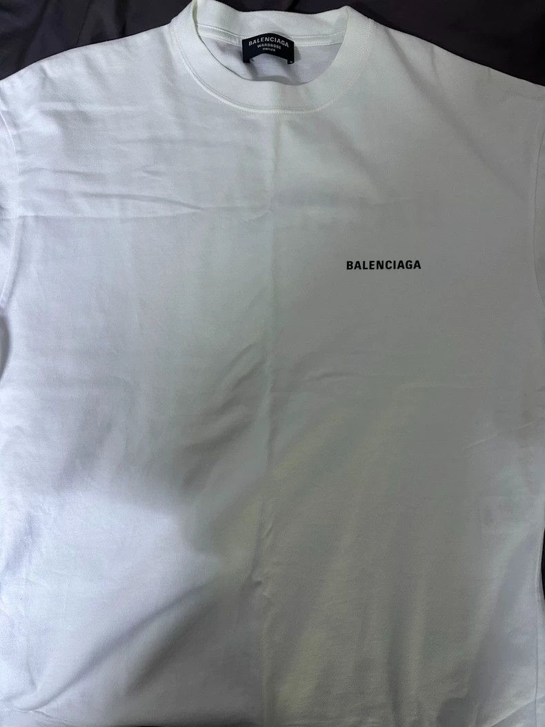 Balenciaga Balenciaga Front and back logo short sleeves Size US S / EU 44-46 / 1 - 1 Thumbnail