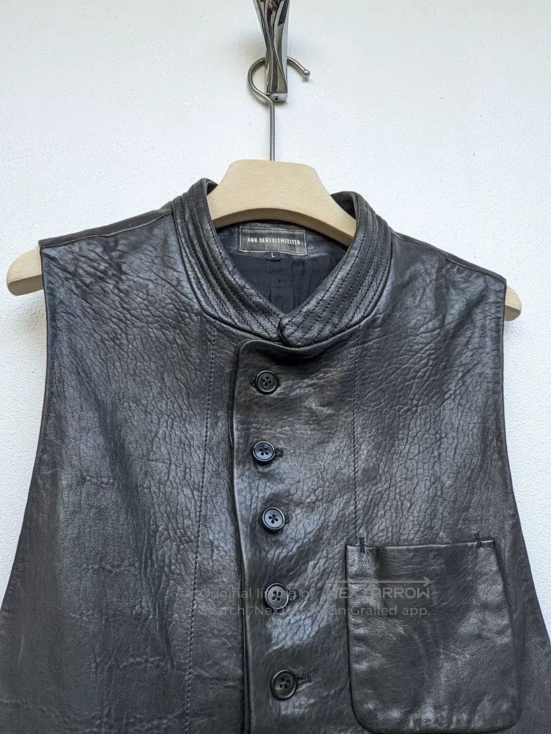Ann Demeulemeester Ann Demeulemeester Leather Vest, Innerwear, Jacket Size US L / EU 52-54 / 3 - 6 Thumbnail