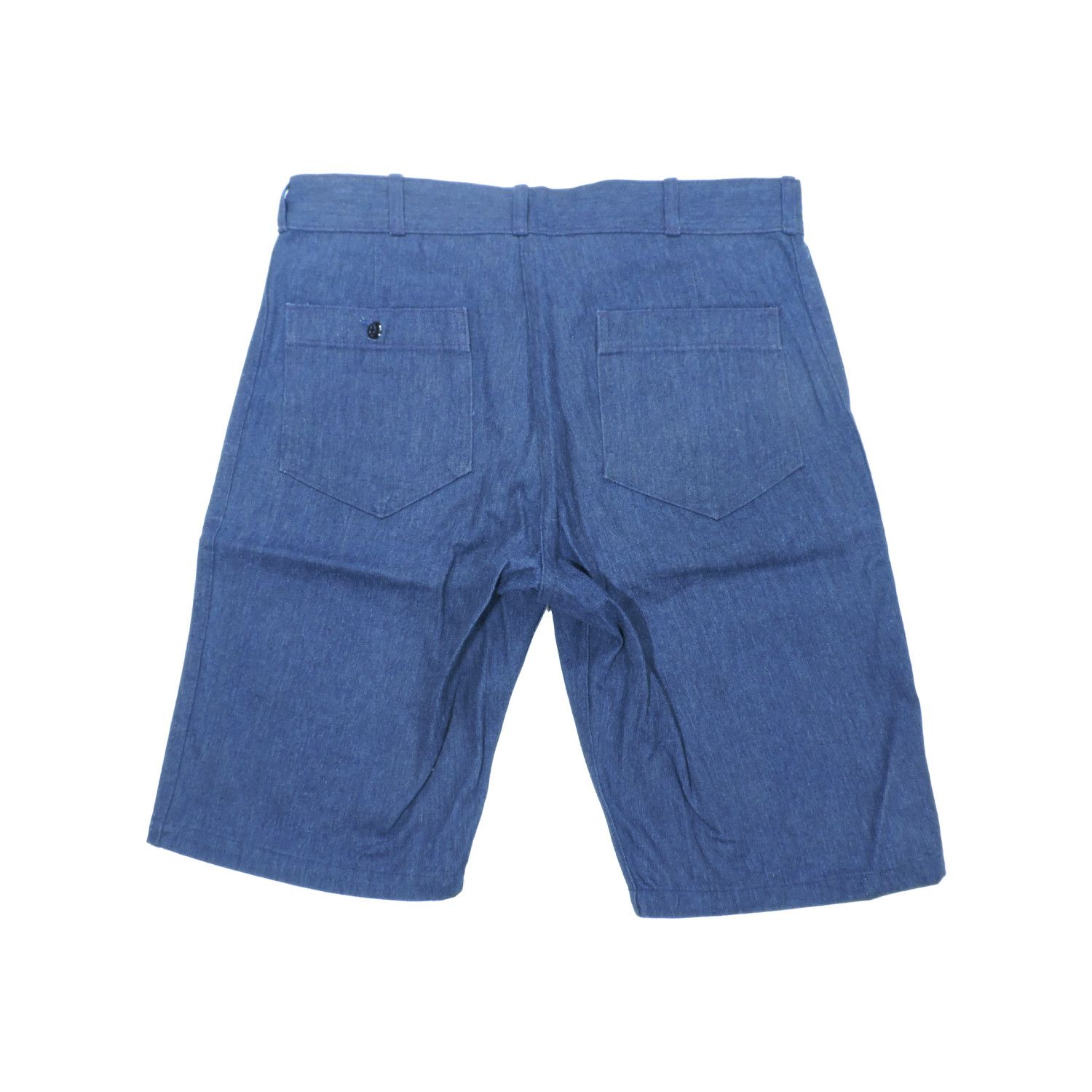 Vintage SEAFARER USN U.S. NAVY TROUSERS, UTILITY DENIM SHORT PANTS Size US 33 - 2 Thumbnail