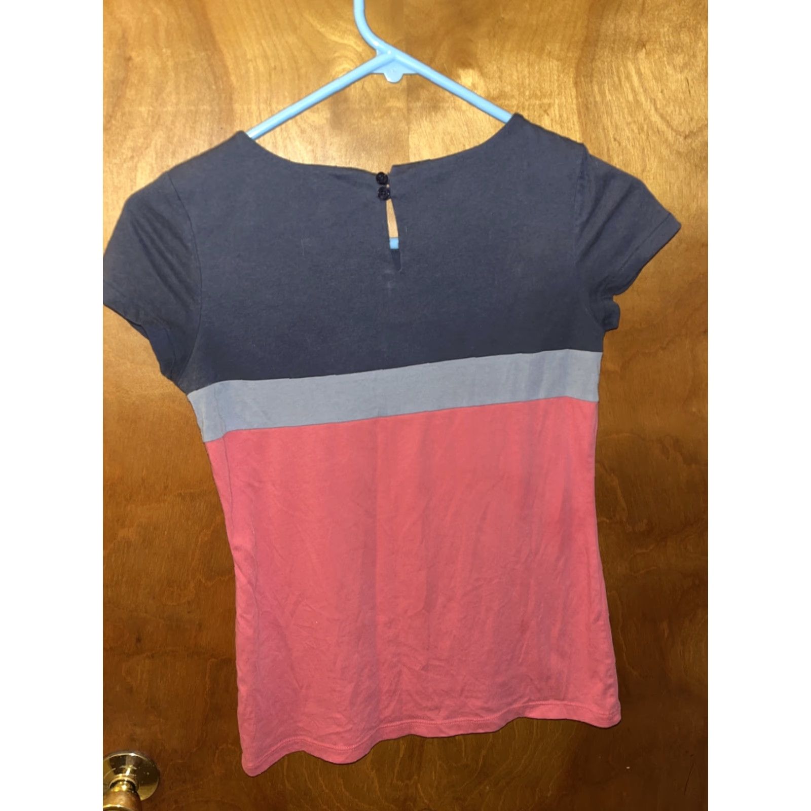 Gap GAP Womens XS Stripe T-Shirt Jersey Short Sleeve Round Neck Casual All Seasons 90s Size XS / US 0-2 / IT 36-38 - 3 Thumbnail