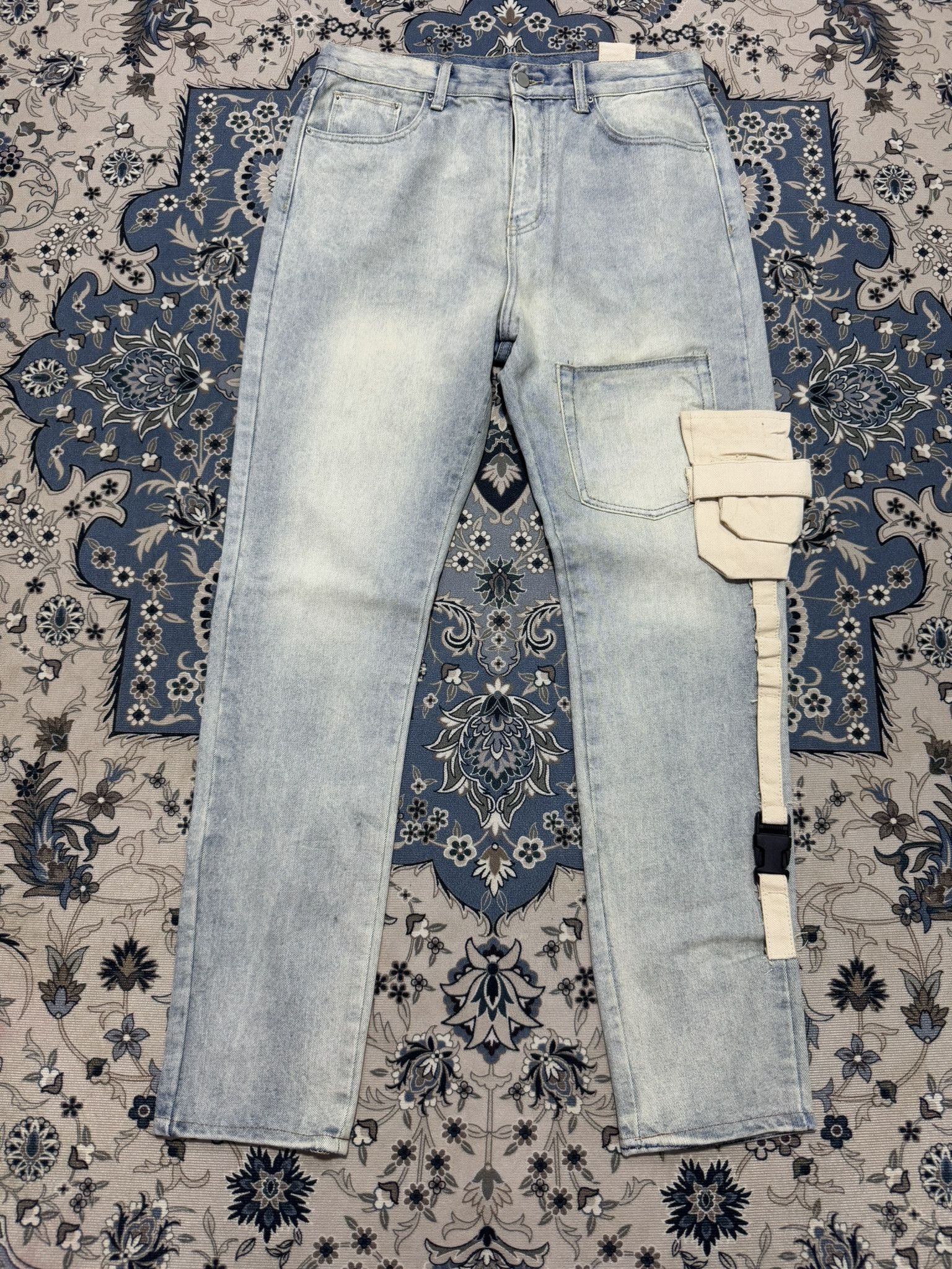 Japanese Brand × MNML MNML 3D Pocket Patches Hypebeast Jeans Size US 32 / EU 48 - 1 Thumbnail