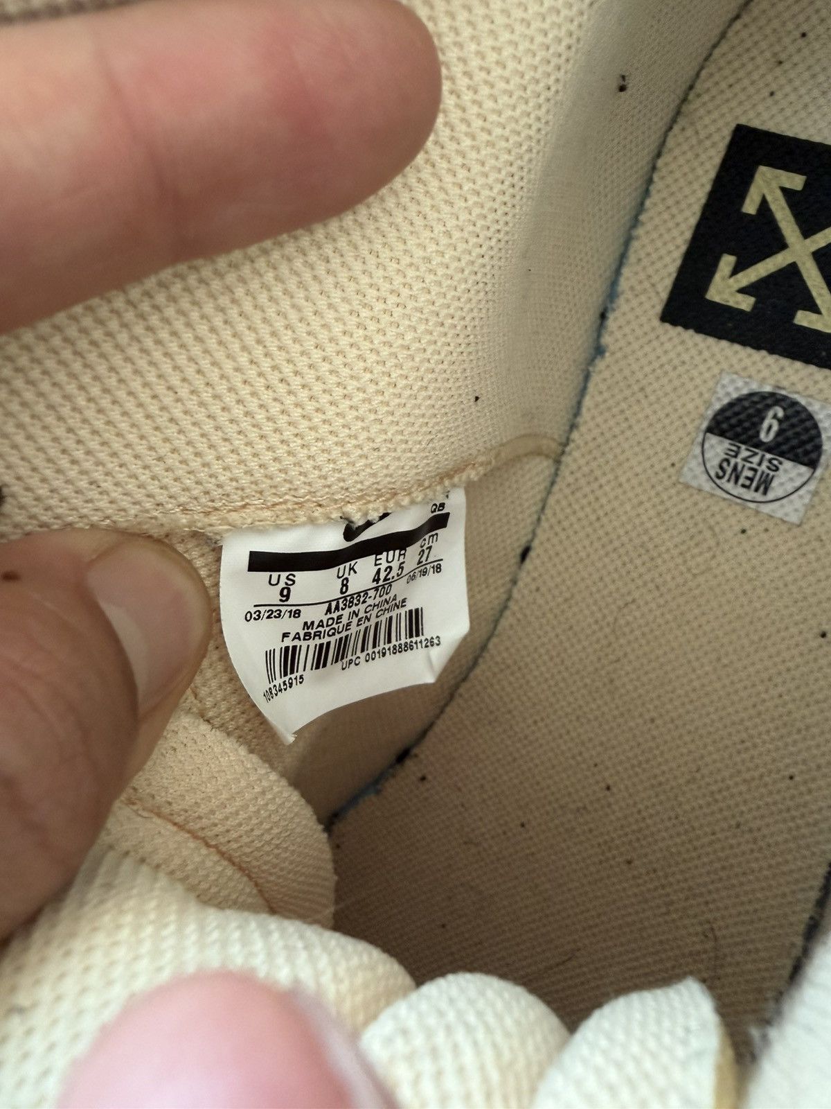 Nike × Off-White Nike blazer off white all hallows eve Size US 9 / EU 42 - 6 Thumbnail