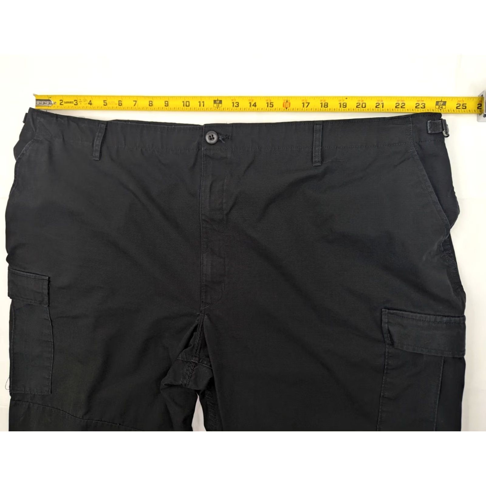 Propper Propper Tactical Ripstop Cargo Pants Men 3XL 48x27 Black Cargo Regular 6 Pocket Utility Belted Waist Jeans - Police EMS USA Style Size US 39 - 5 Thumbnail