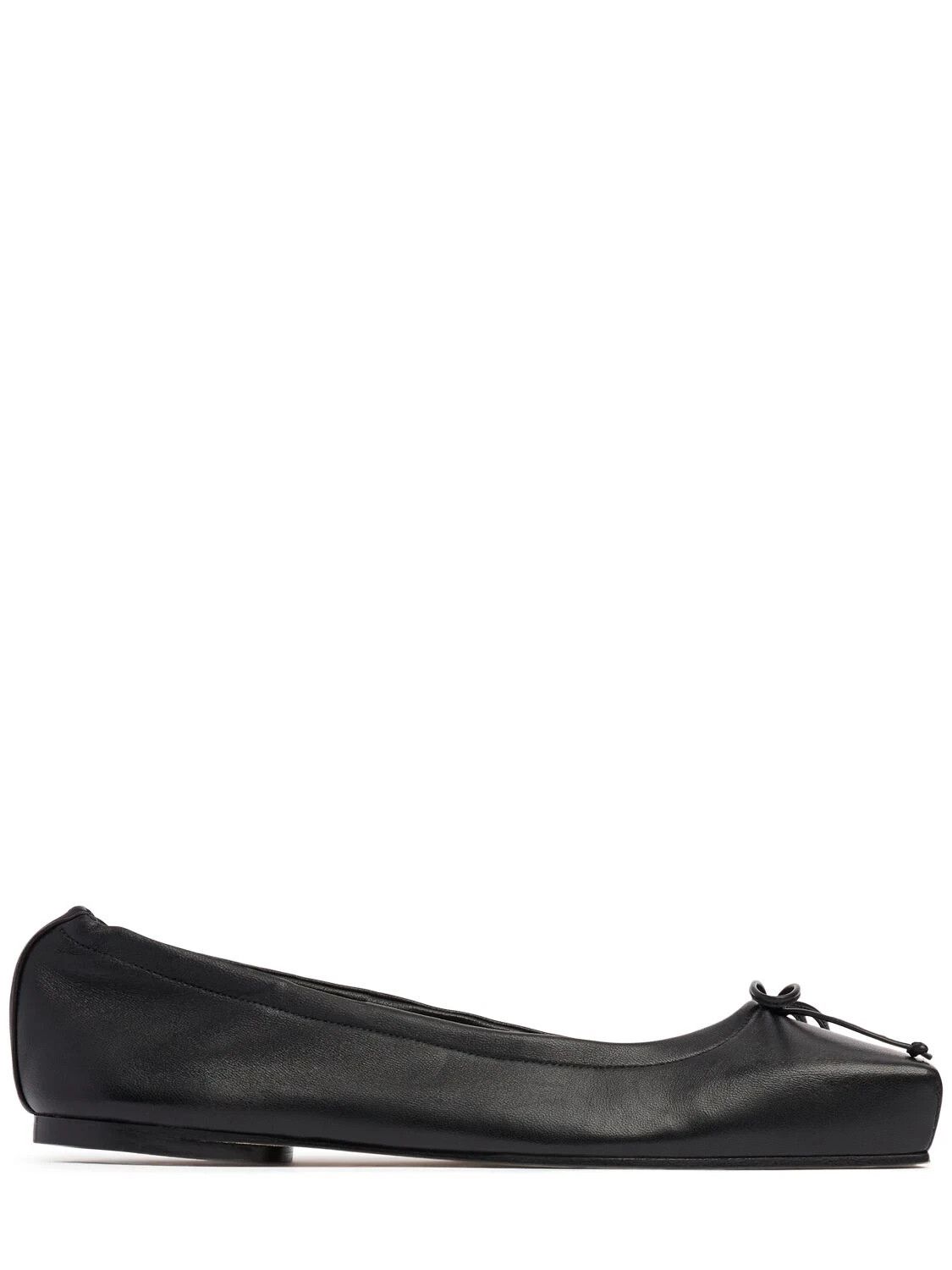Jacquemus JACQUEMUS Black Leather Ballerinas New & Authentic Size US 5 / IT 35 - 1 Thumbnail