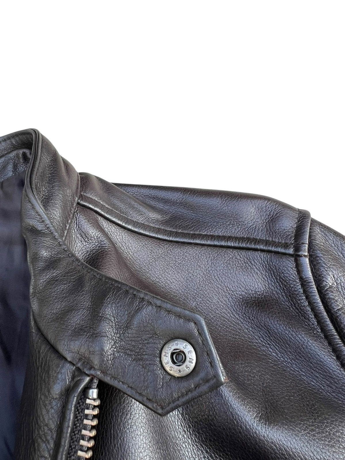 Reiss REISS Knox Cow Leather Jacket Racer Size US XL / EU 56 / 4 - 12 Thumbnail