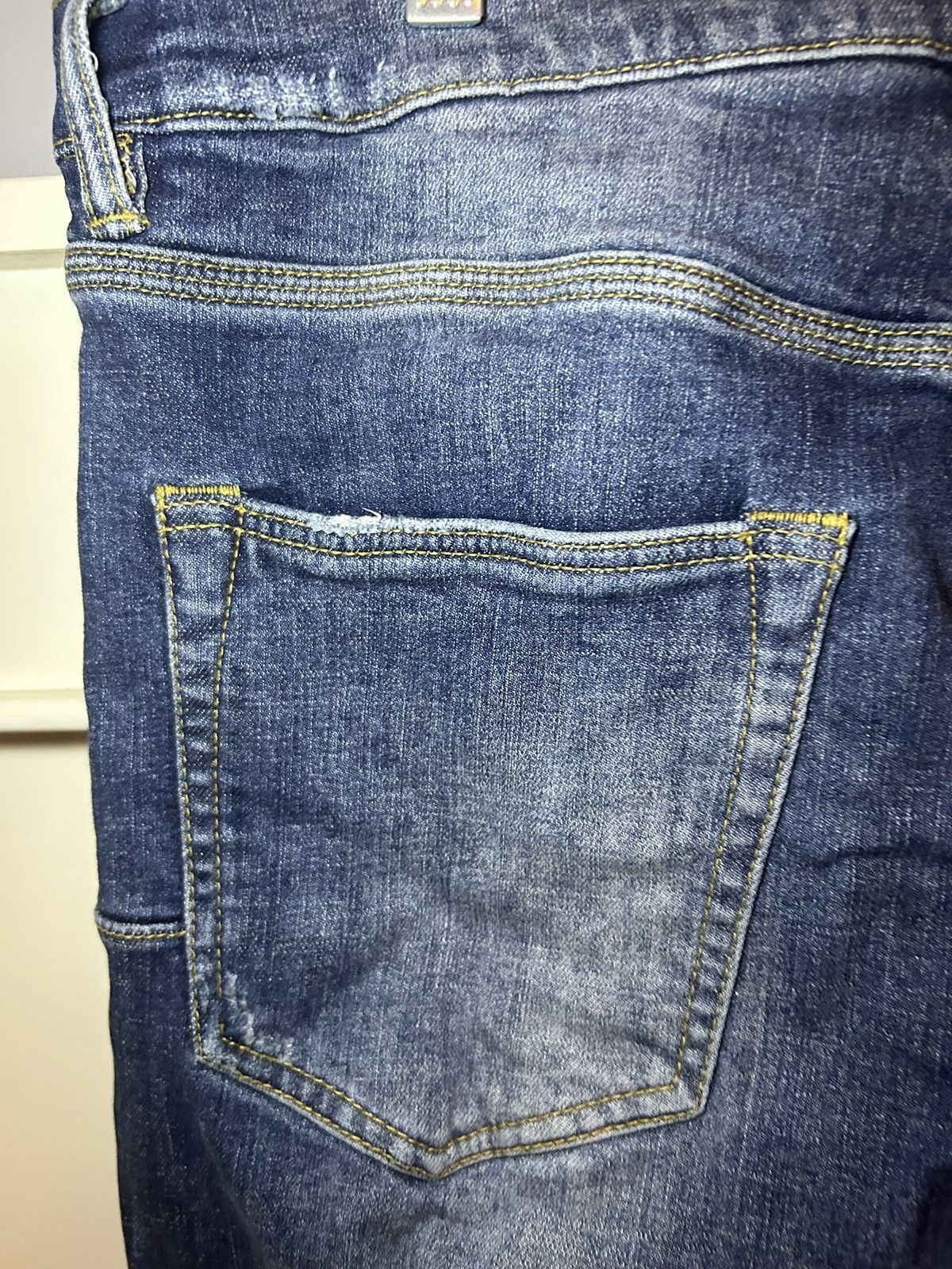 Purple Vintage Purple faded blue jeans Size US 34 / EU 50 - 7 Thumbnail