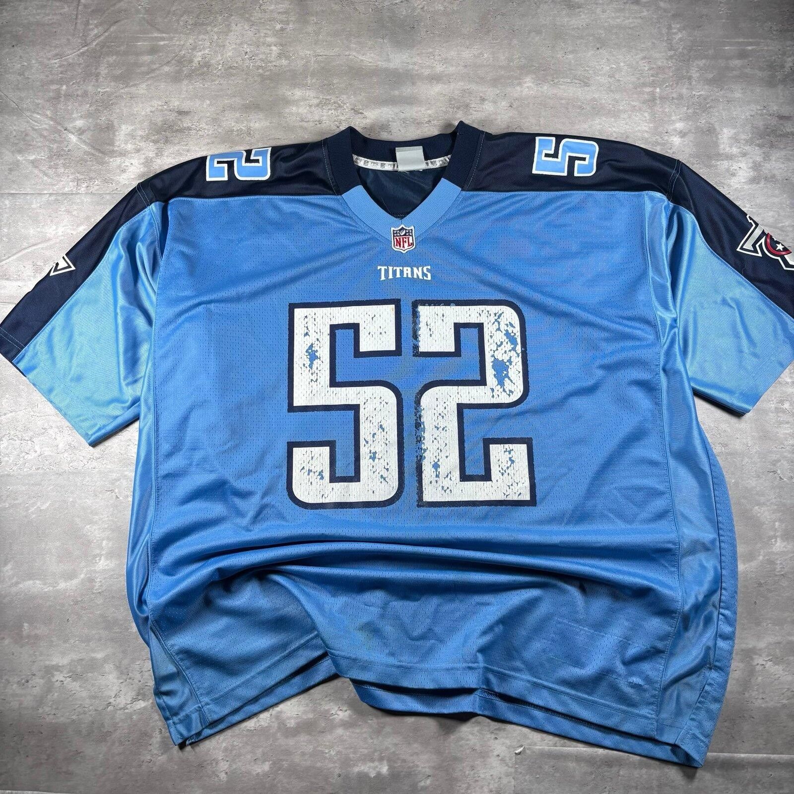 NFL Vintage Tennessee Titans #52 jersey Size US XL / EU 56 / 4 - 8 Thumbnail
