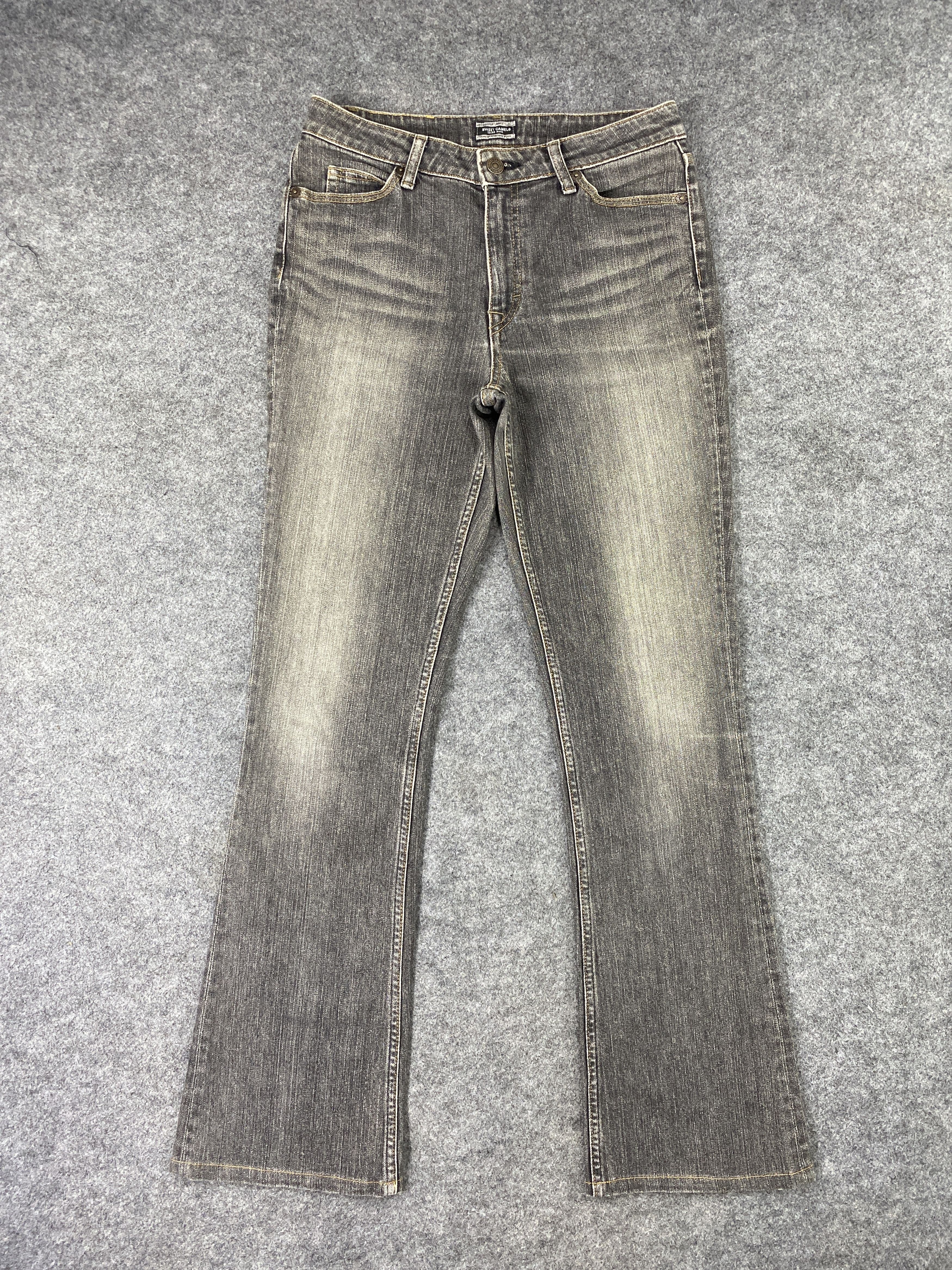 Japanese Brand Sweet Camel Black Wash Bootcut Jeans - J1071 Size 29" - 1 Thumbnail