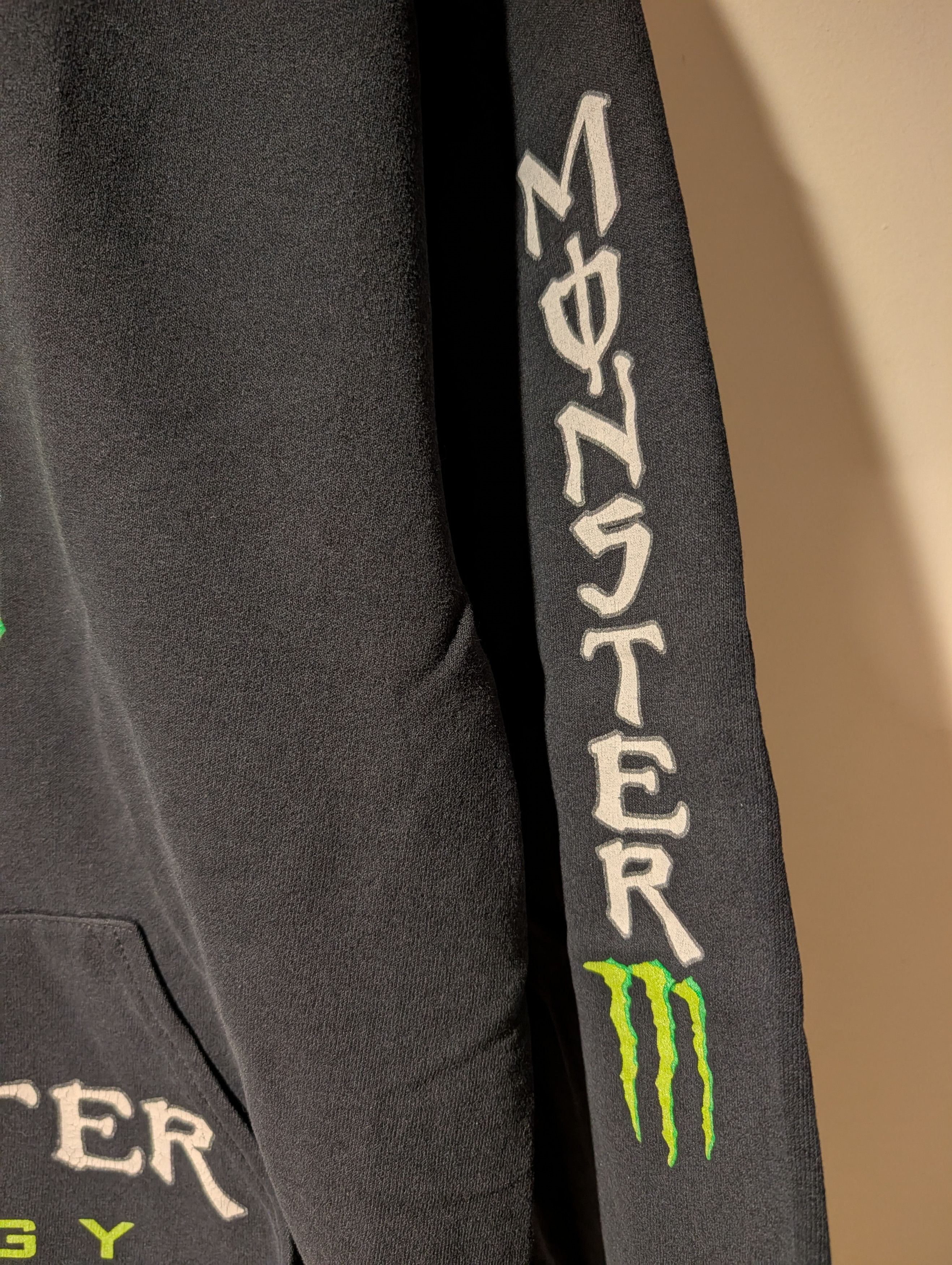 Jerzees Monster Energy Logo Pullover Hoodie Jerzees Men's Medium Size US M / EU 48-50 / 2 - 5 Thumbnail